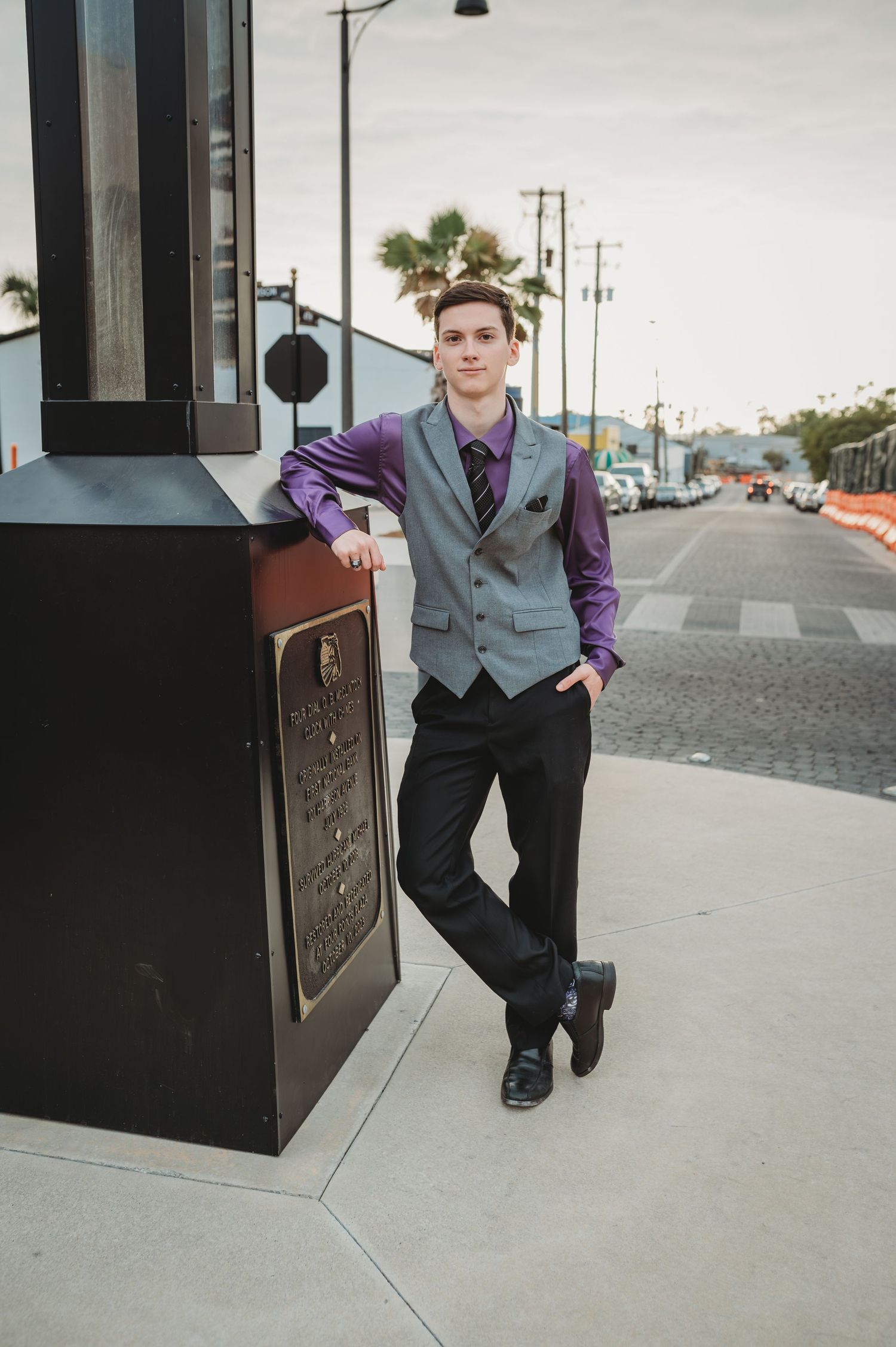 Panama City Senior Session Downtown