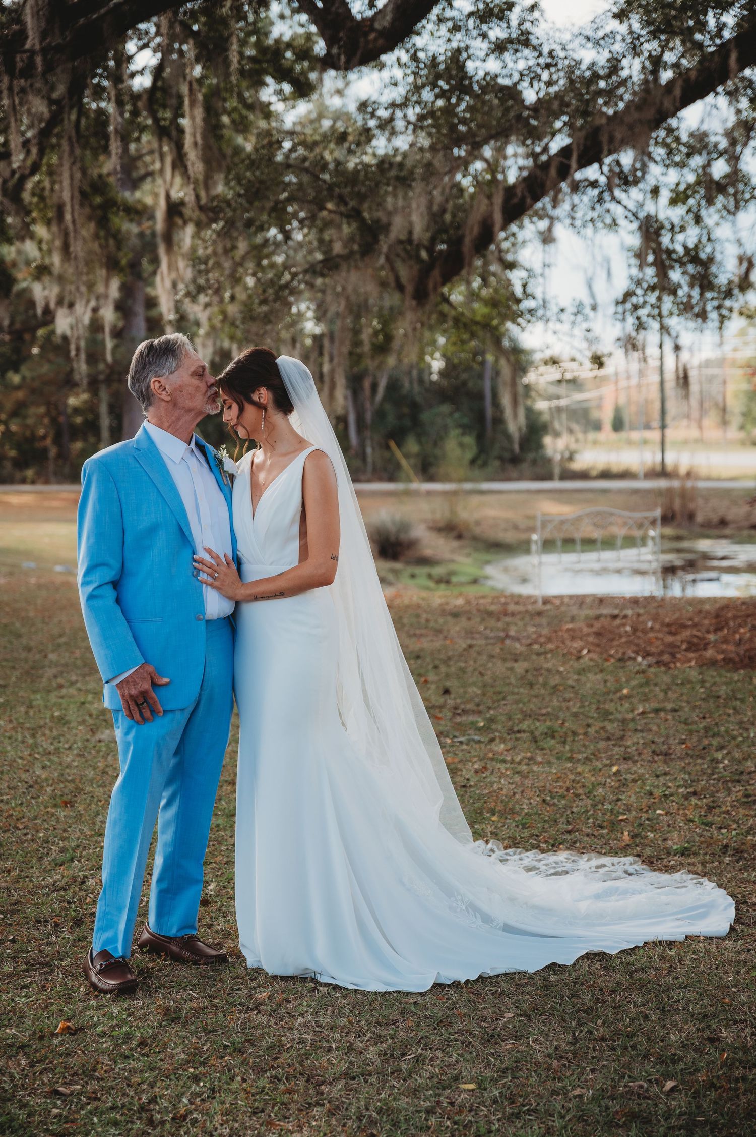 Father, daughter moment at Panama City Beach wedding