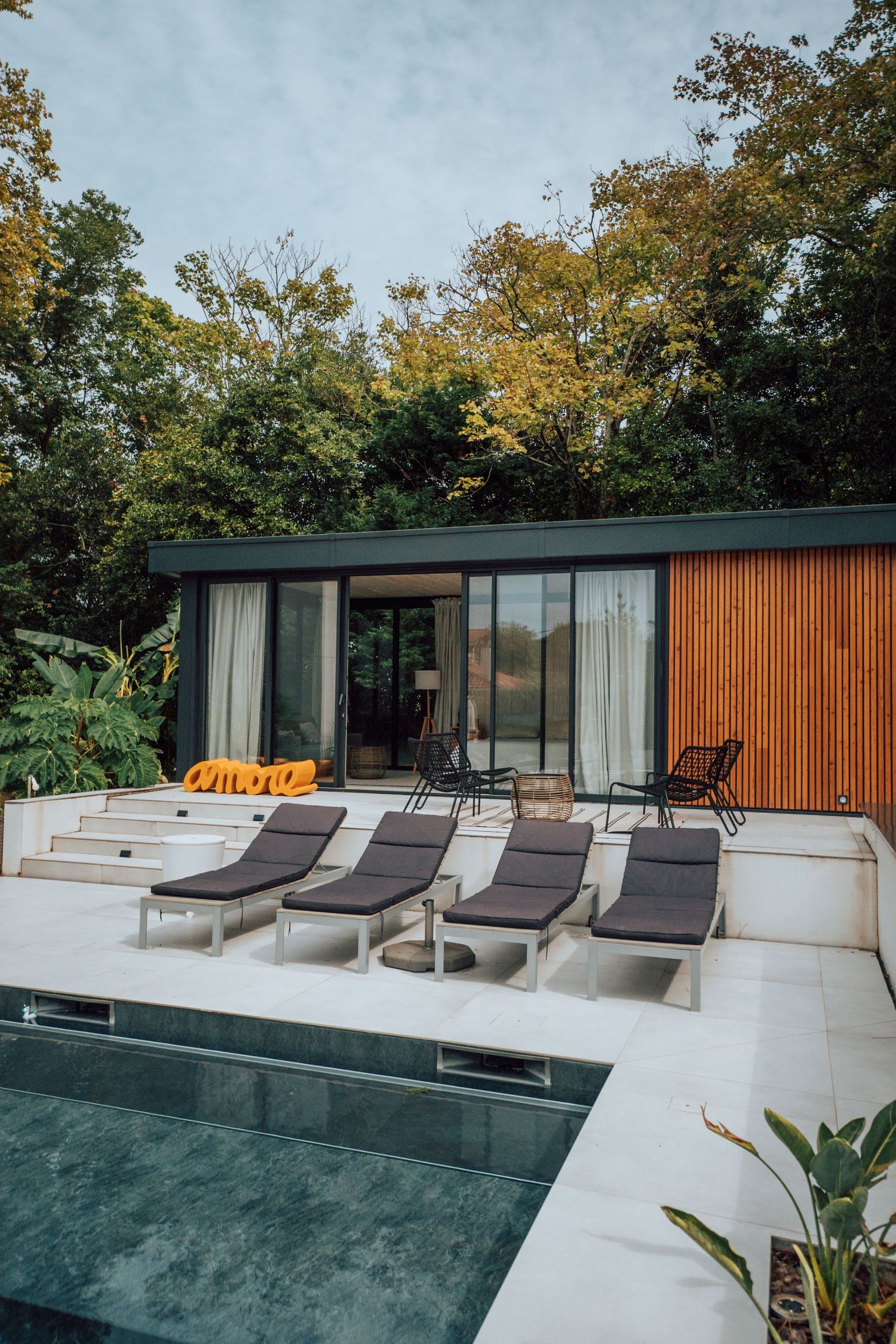 Alstor Menuiserie chantier Poolhouse
