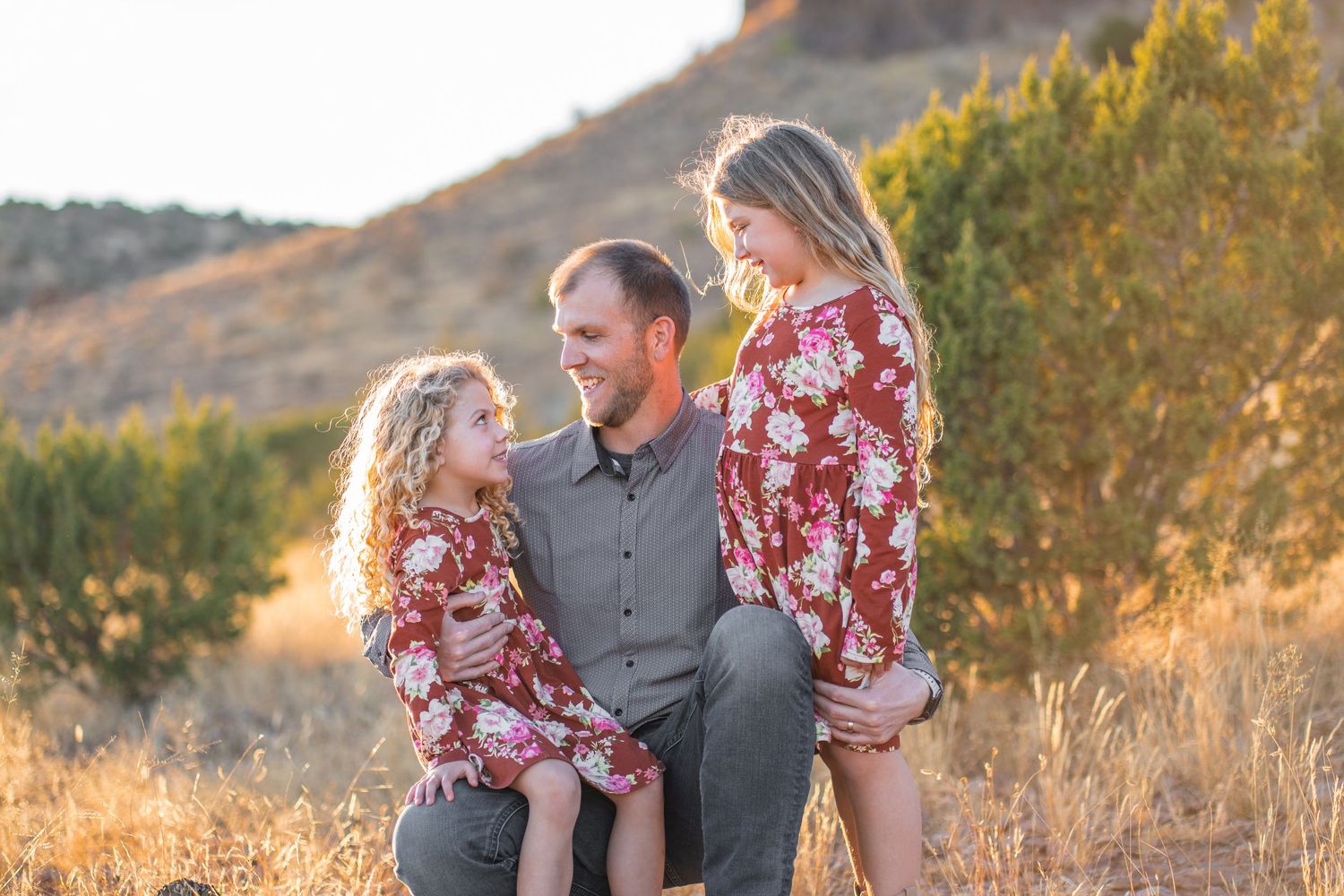 Family portrait session in Sunny Glen. Alpine, Texas.