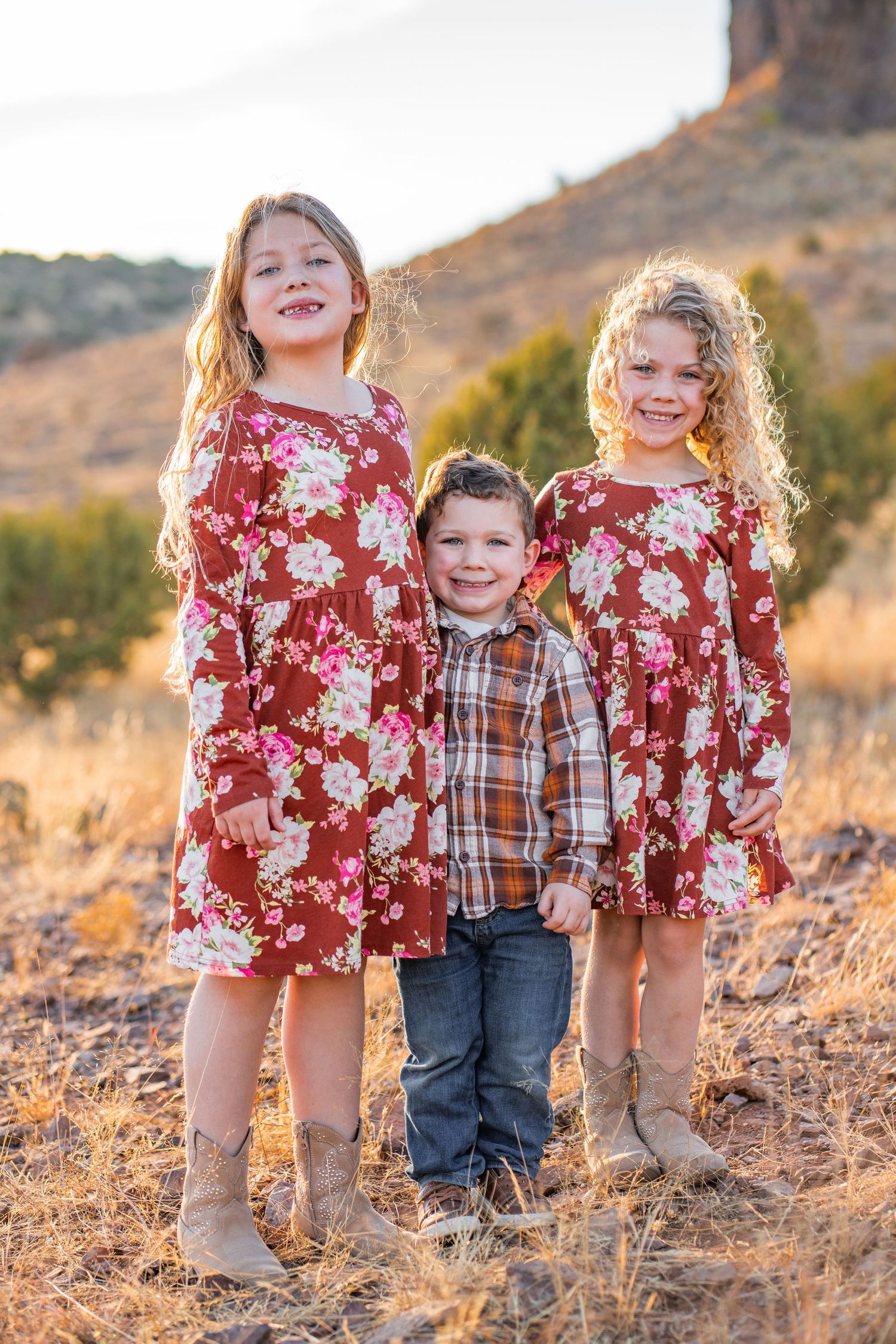 Family portrait session in Sunny Glen. Alpine, Texas.