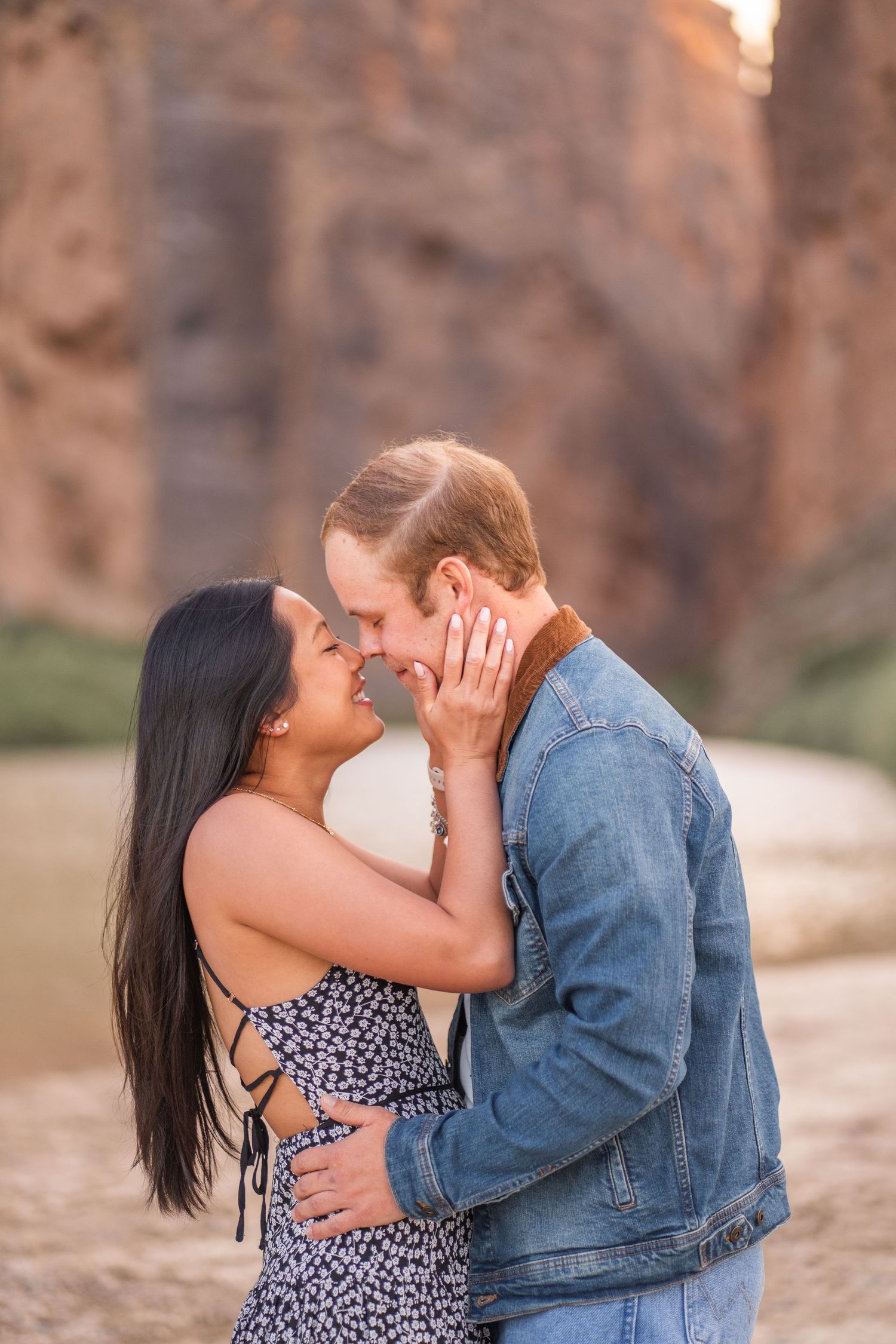 Engagement session in Big Bend National, Park West Texas.