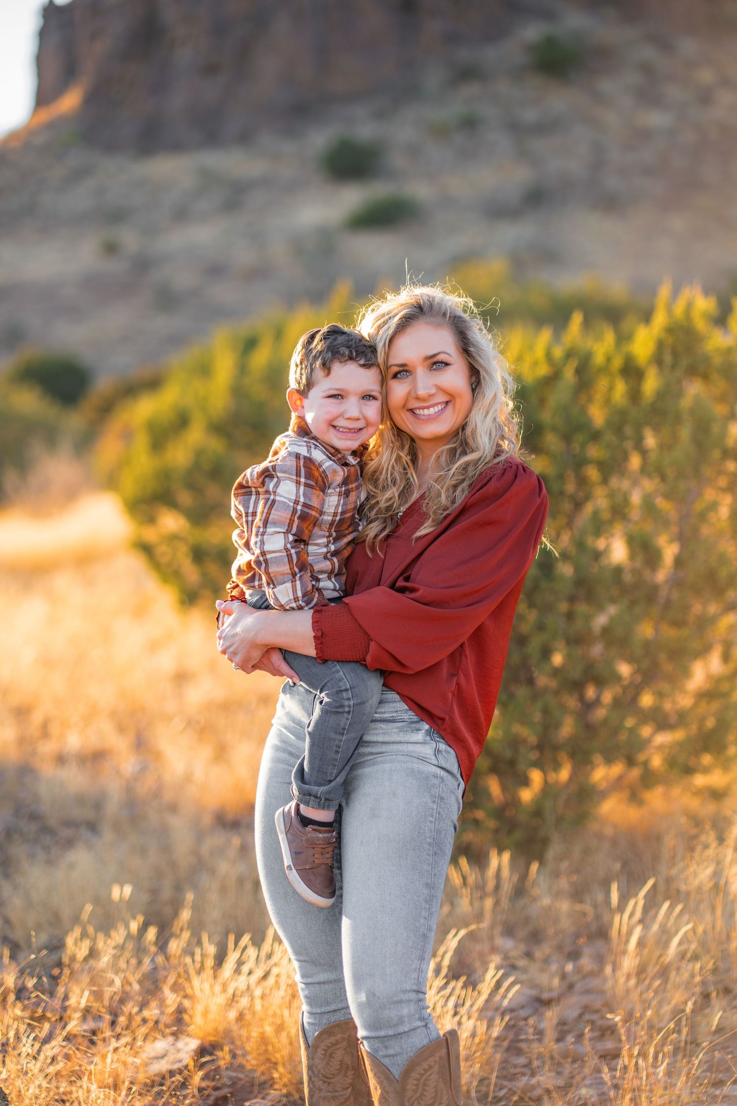 Family portrait session in Sunny Glen. Alpine, Texas.