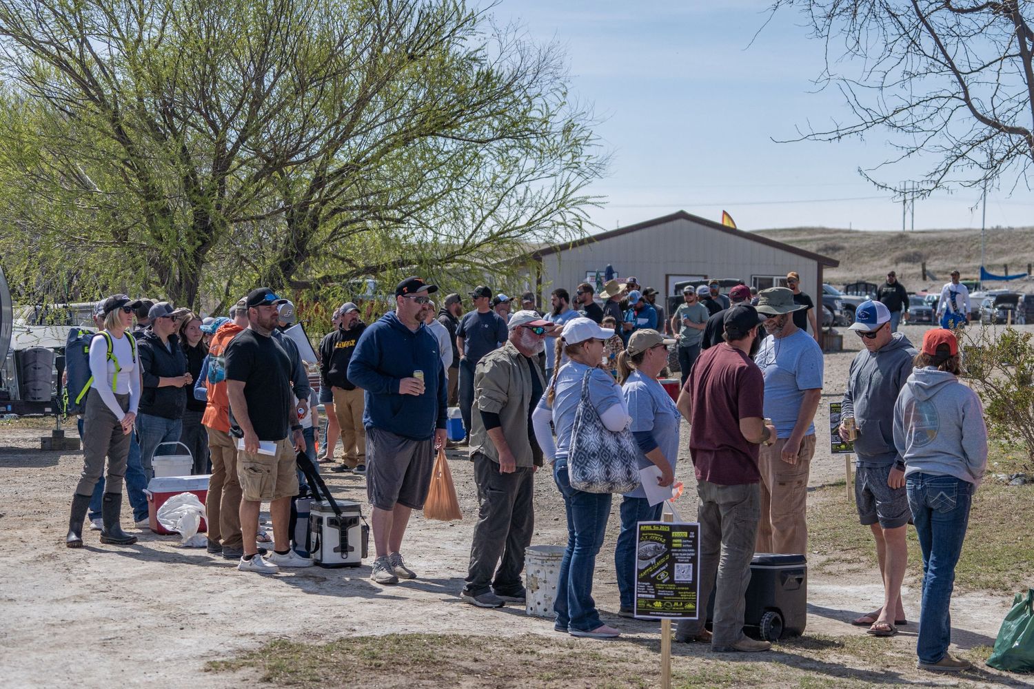 Anglers and attendees gathered for the Crappie Classic weigh-in at Black Sands Resort on C.J. Strike Reservoir in Idaho