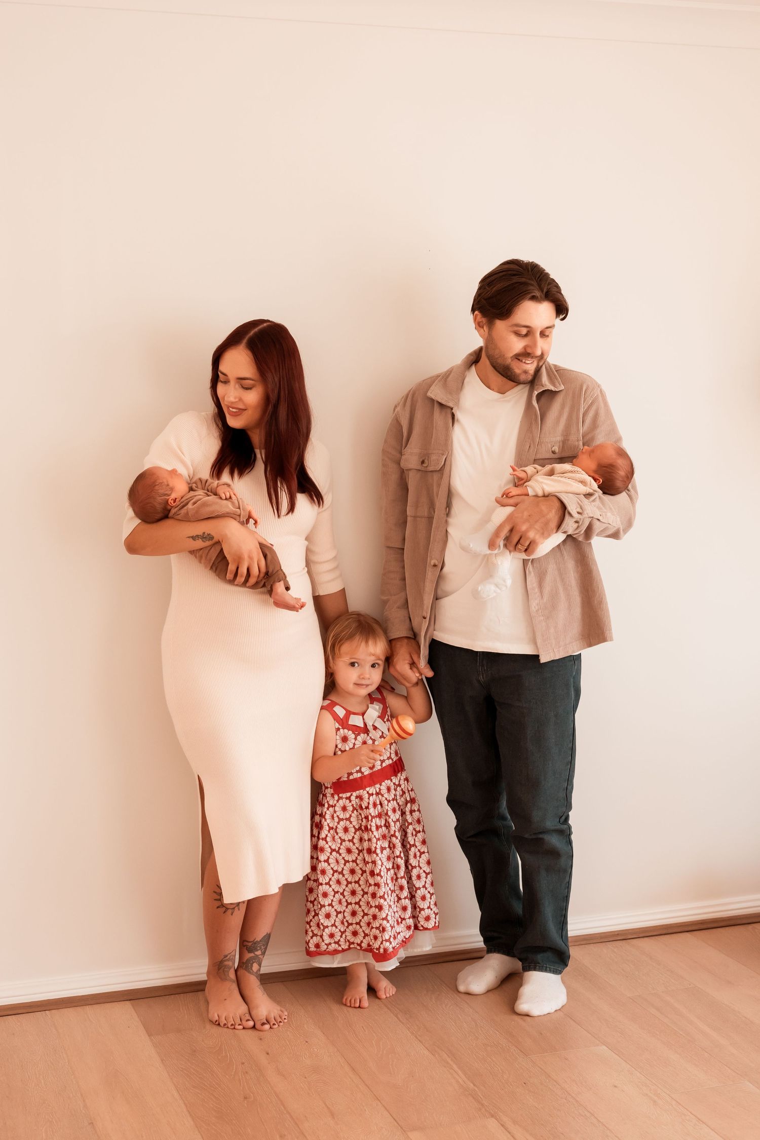 Cosy and warm newborn and milestone photography studio in Jervis Bay, capturing timeless, natural portraits of your growing family.