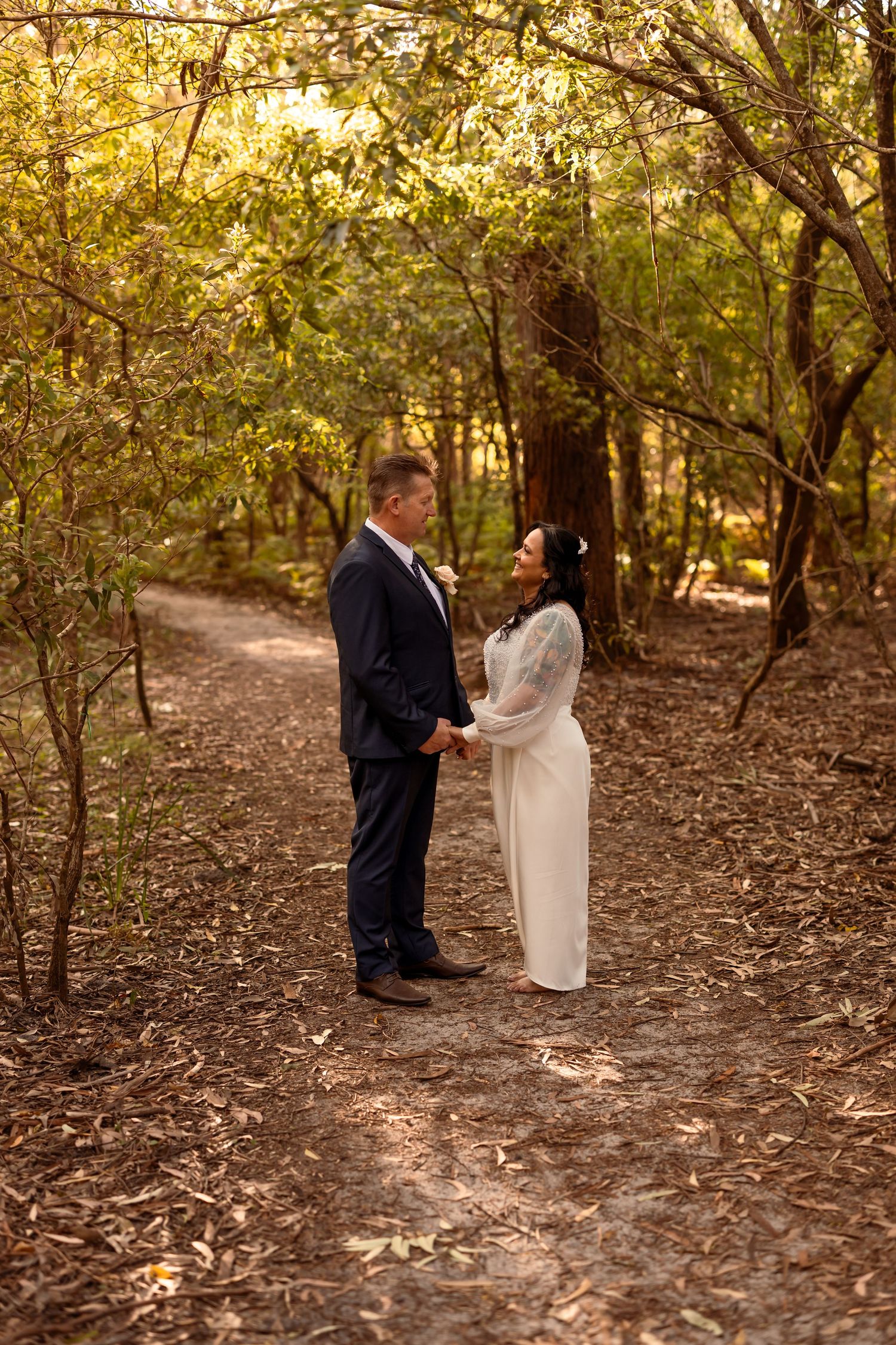 Authentic & Creative Photography in Jervis Bay capturing genuine connection against beautiful beach, bush and rainforest backdrops.