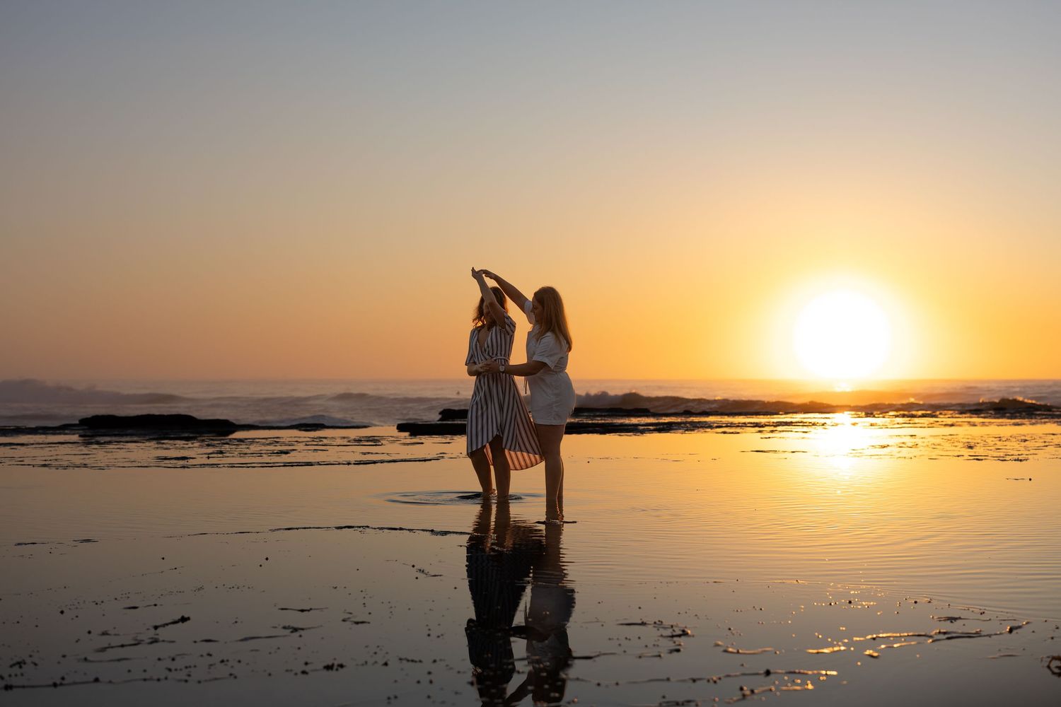 Authentic & Creative Photography in Jervis Bay capturing genuine connection against beautiful beach, bush and rainforest backdrops.