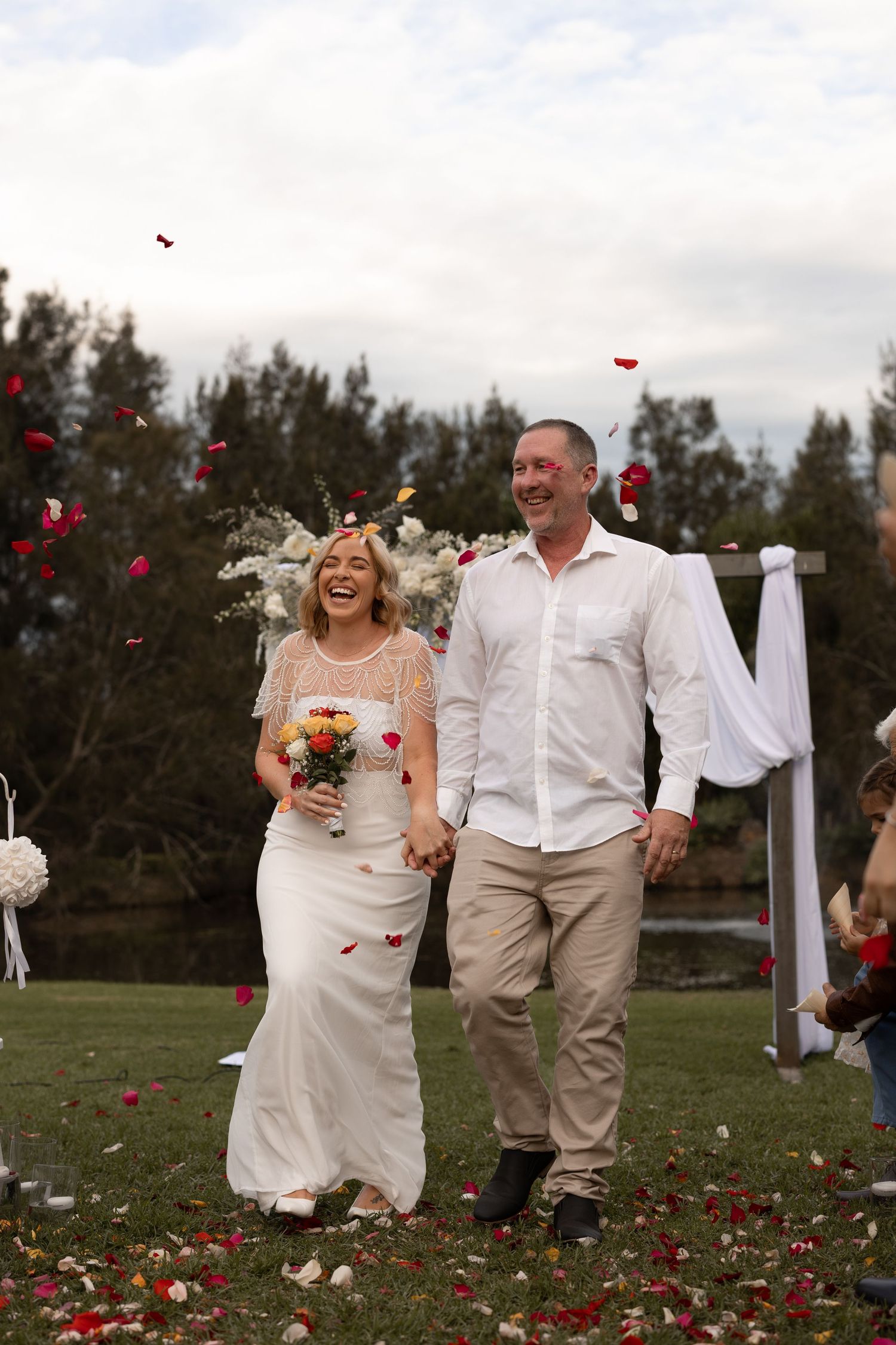 Authentic intimate wedding photography in Jervis Bay, capturing heartfelt moments against stunning beach, bush and coastal backdrops.