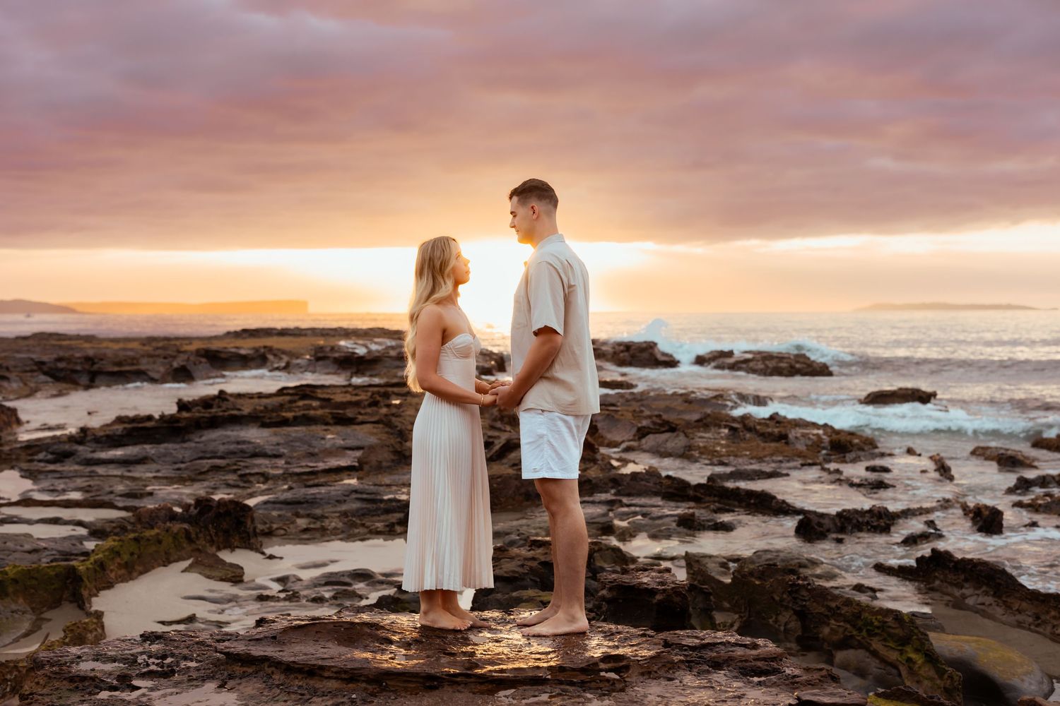Authentic & Creative Photography in Jervis Bay capturing genuine connection against beautiful beach, bush and rainforest backdrops.