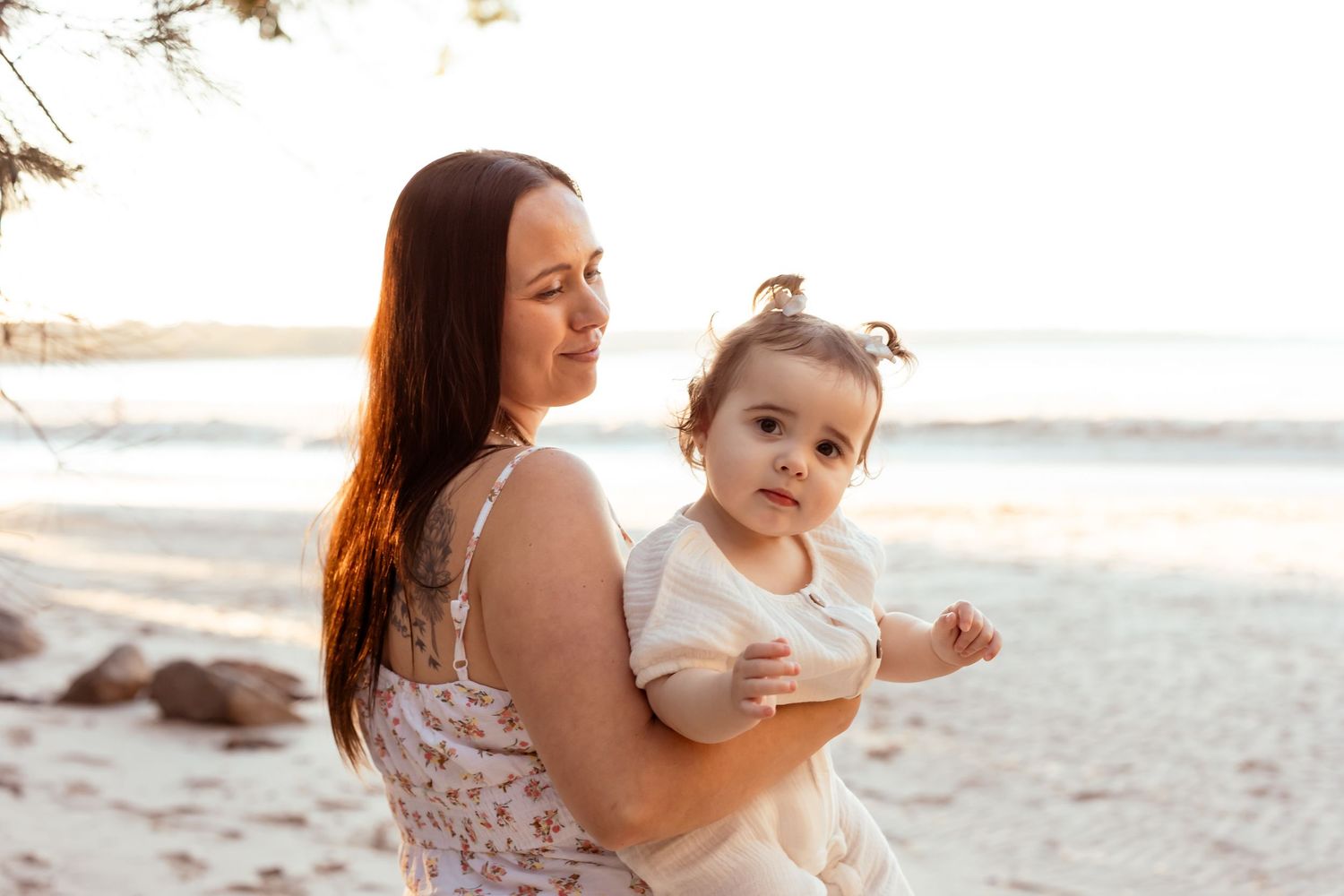 Authentic & Creative Photography in Jervis Bay capturing genuine connection against beautiful beach, bush and rainforest backdrops.