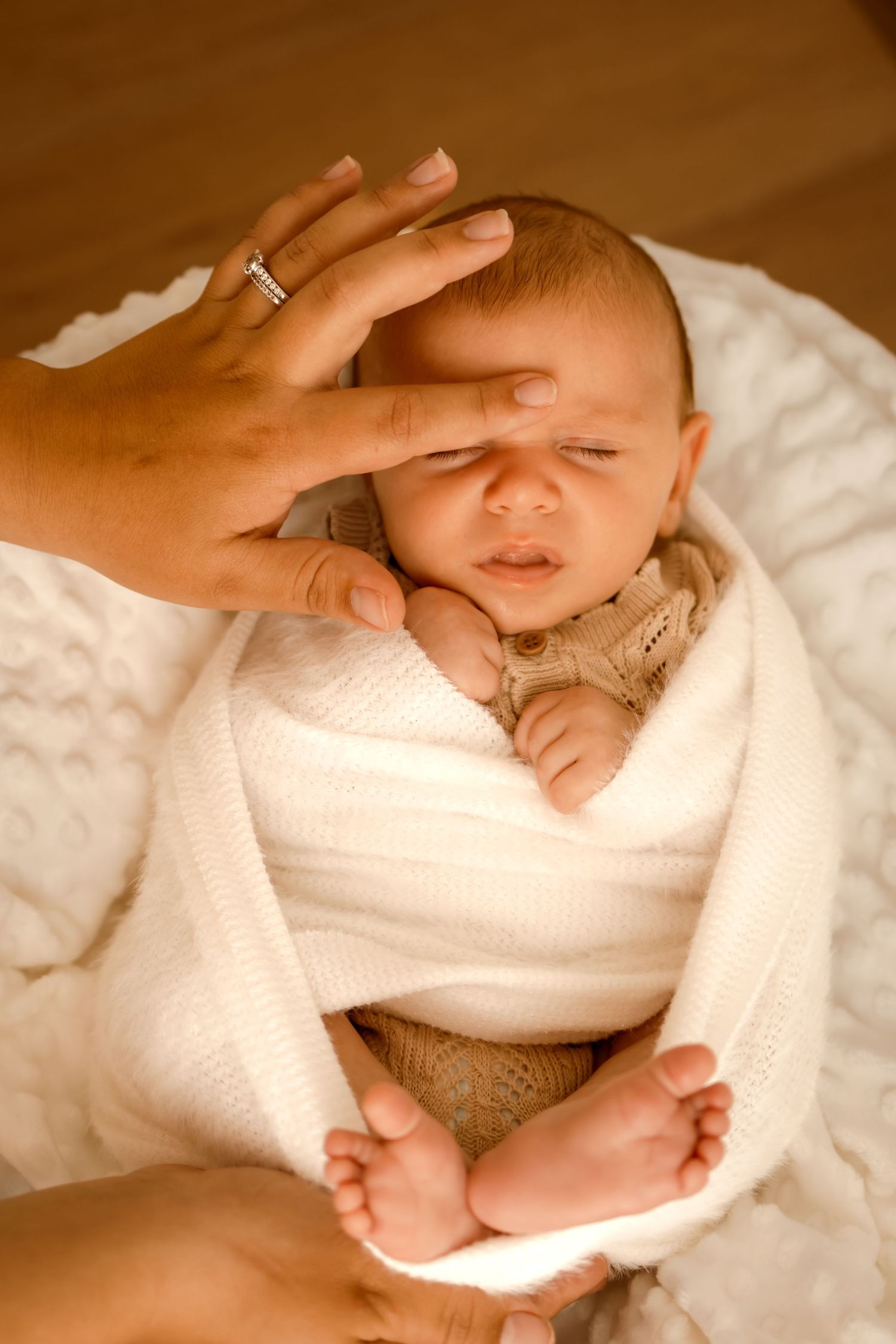 Cosy and warm newborn and milestone photography studio in Jervis Bay, capturing timeless, natural portraits of your growing family.