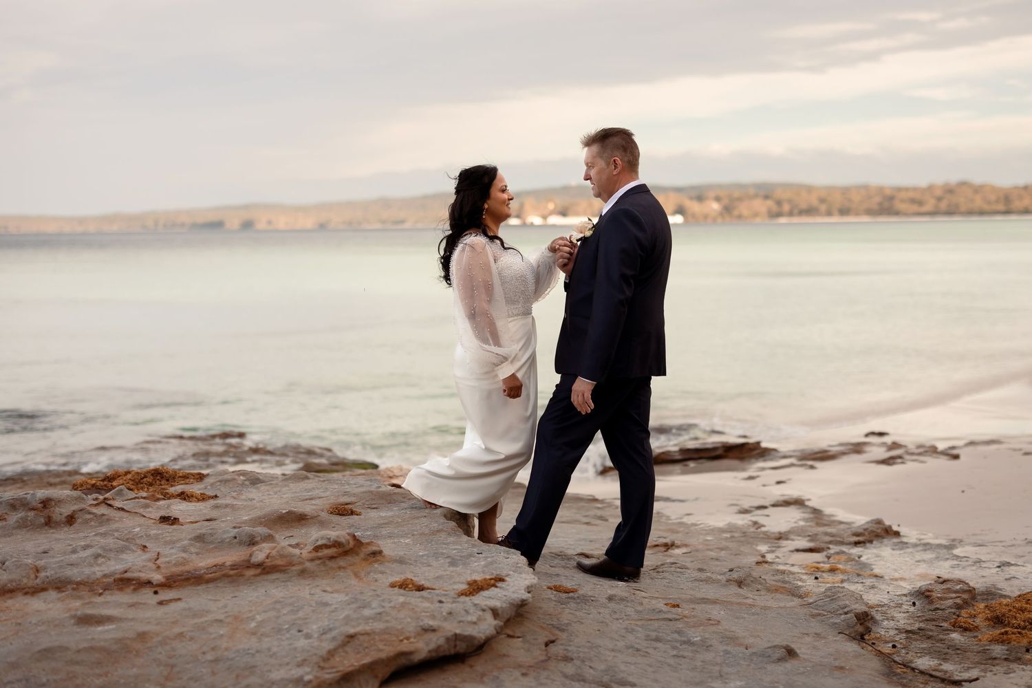 Authentic & Creative Photography in Jervis Bay capturing genuine connection against beautiful beach, bush and rainforest backdrops.
