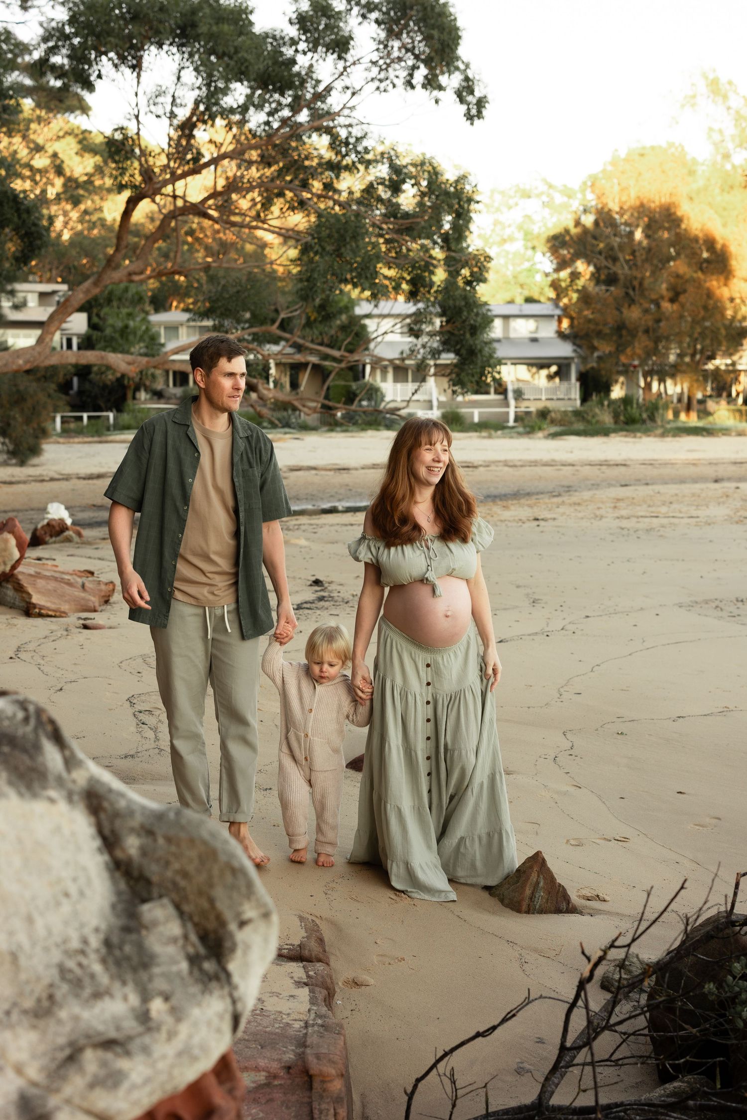 Authentic & Creative Photography in Jervis Bay capturing genuine connection against beautiful beach, bush and rainforest backdrops.