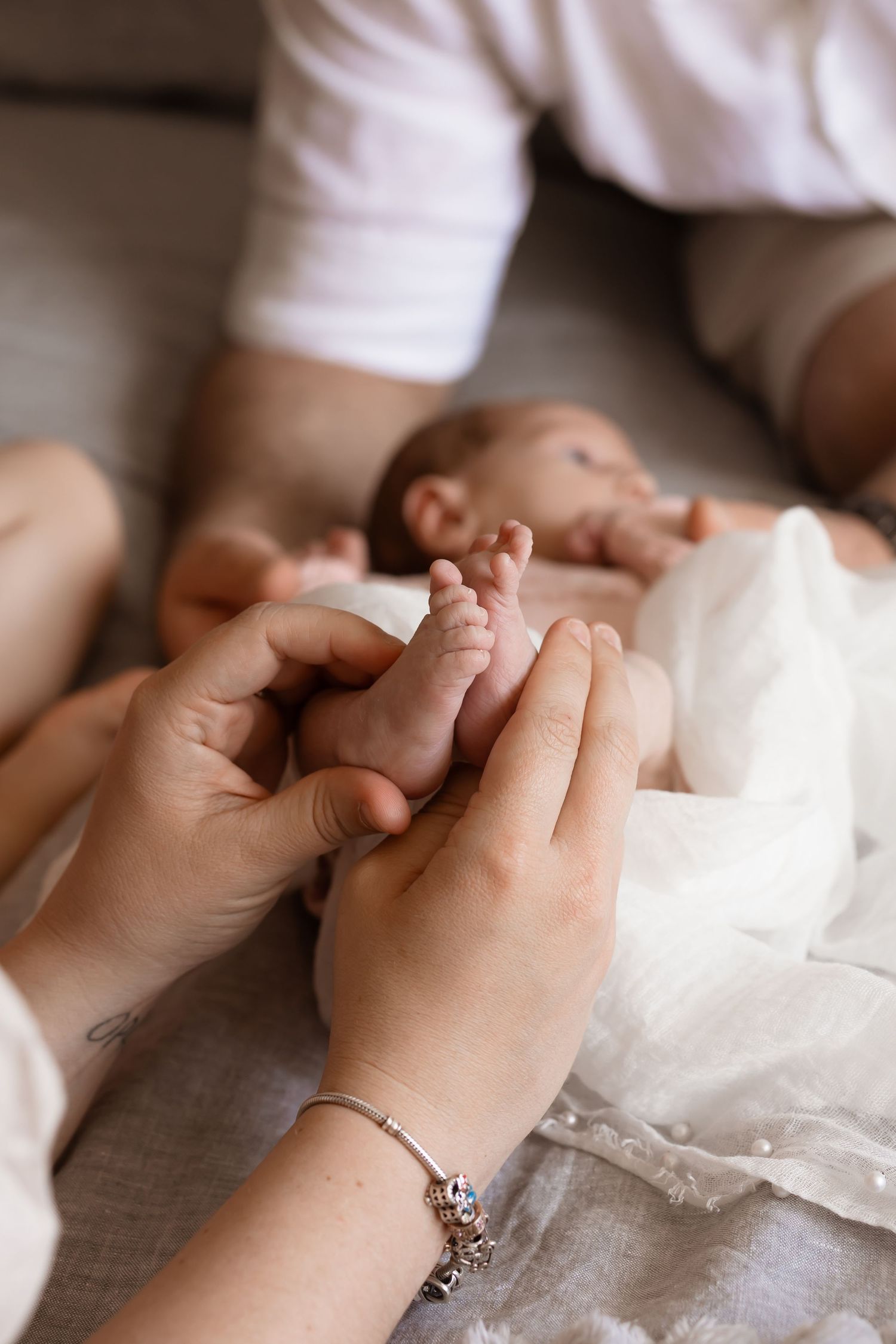 Cosy and warm newborn and milestone photography studio in Jervis Bay, capturing timeless, natural portraits of your growing family.
