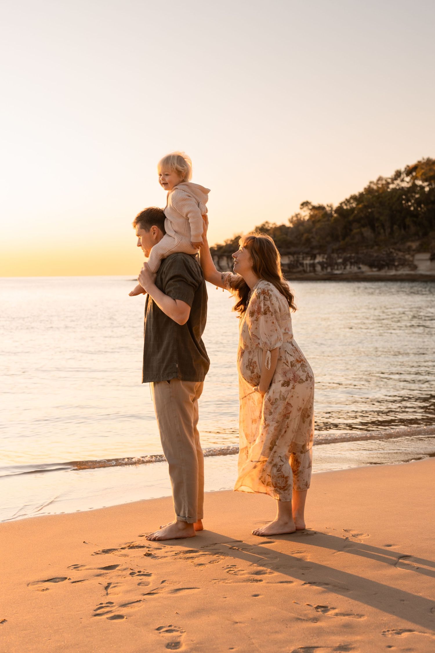 Authentic & Creative Photography in Jervis Bay capturing genuine connection against beautiful beach, bush and rainforest backdrops.