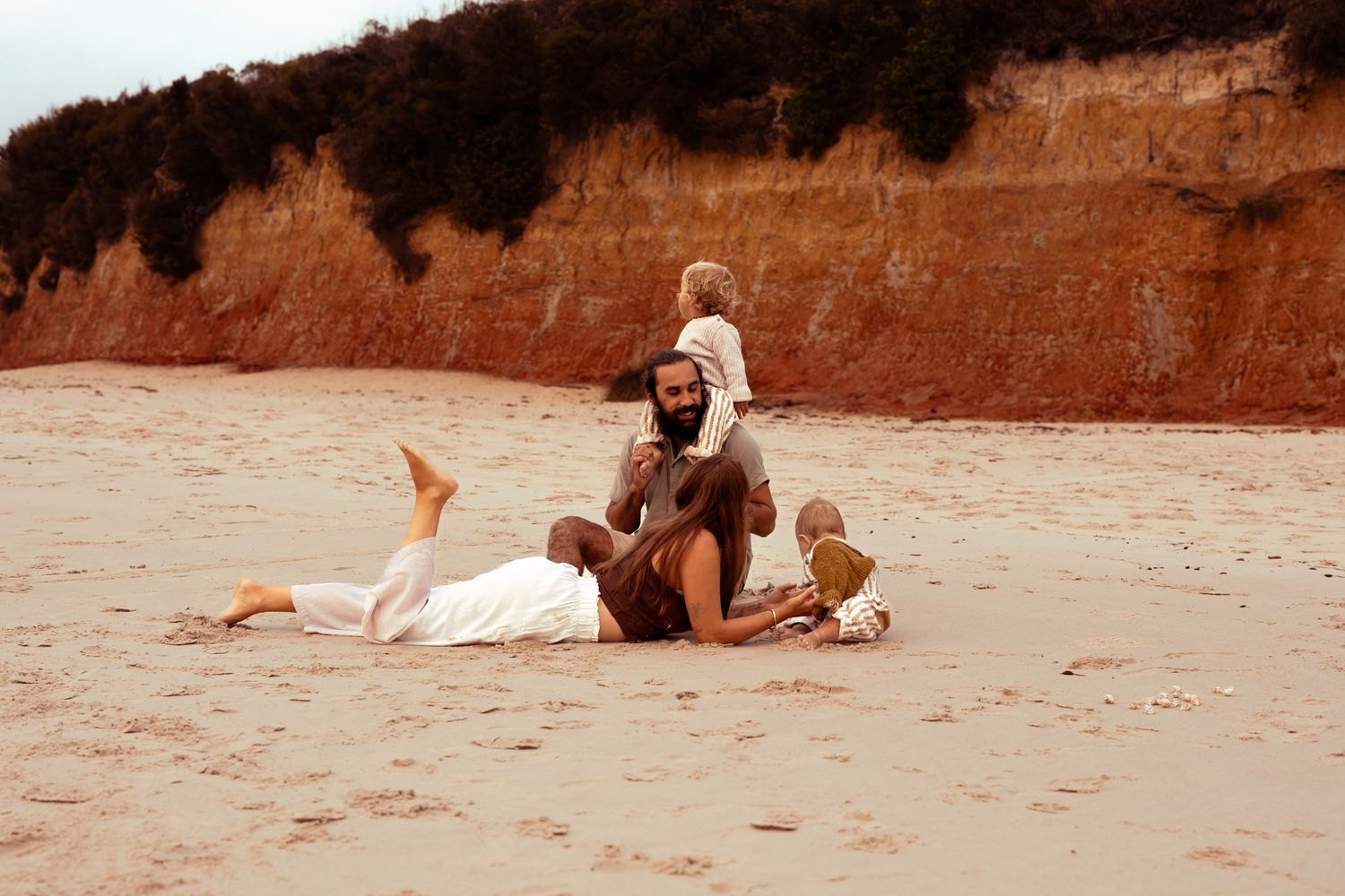 Authentic & Creative Photography in Jervis Bay capturing genuine connection against beautiful beach, bush and rainforest backdrops.