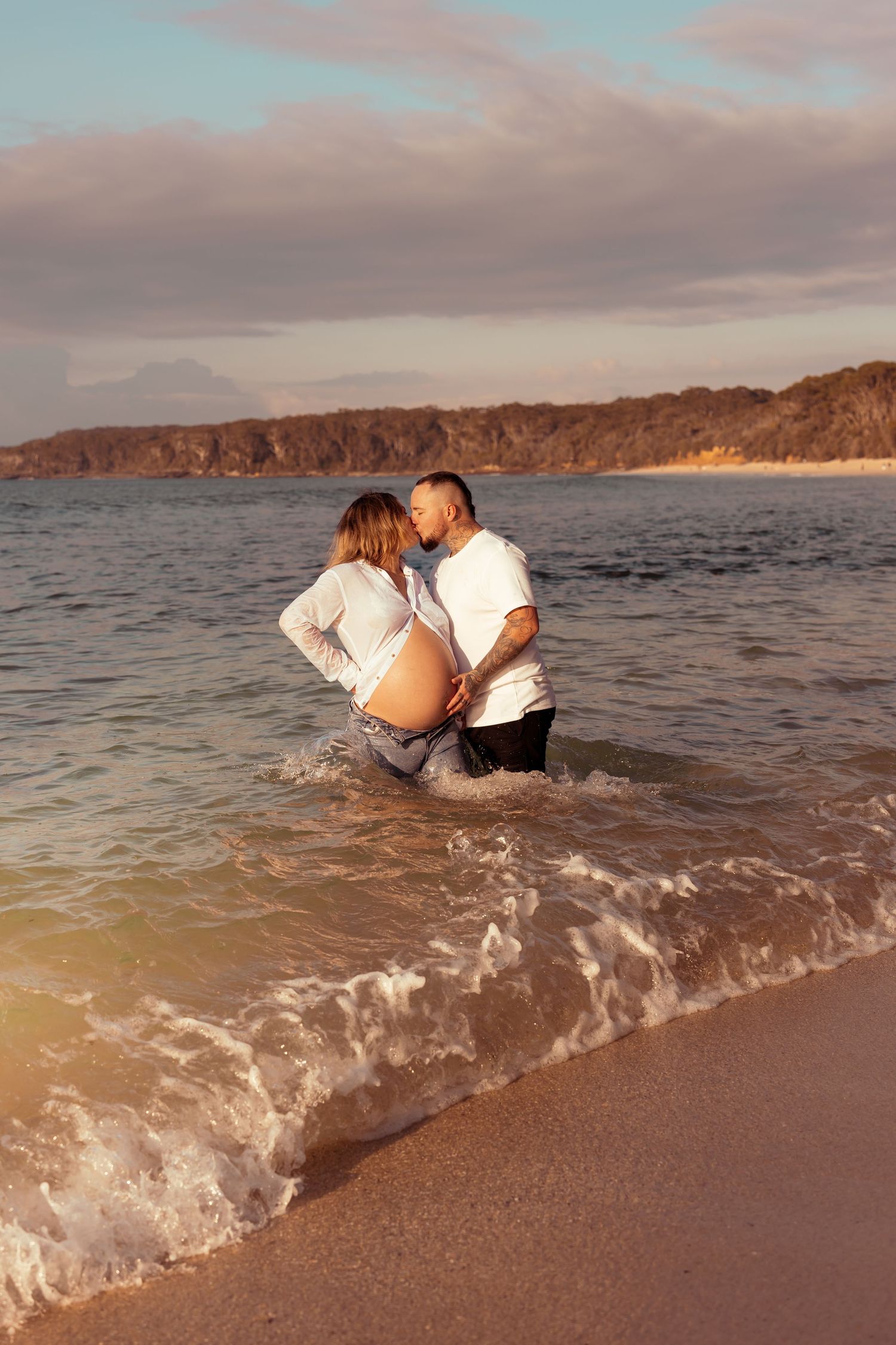 Authentic & Creative Photography in Jervis Bay capturing genuine connection against beautiful beach, bush and rainforest backdrops.