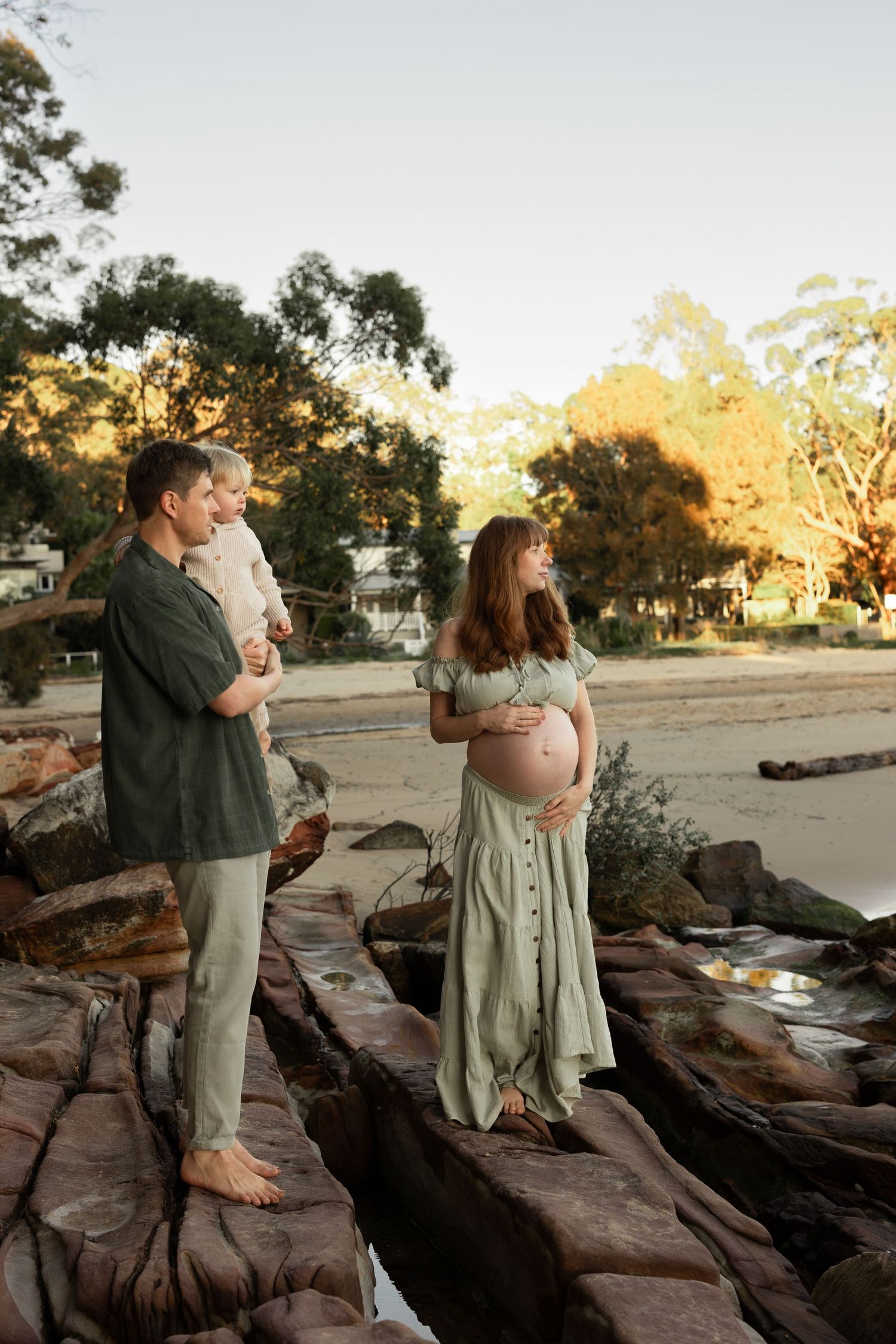 Authentic & Creative Photography in Jervis Bay capturing genuine connection against beautiful beach, bush and rainforest backdrops.