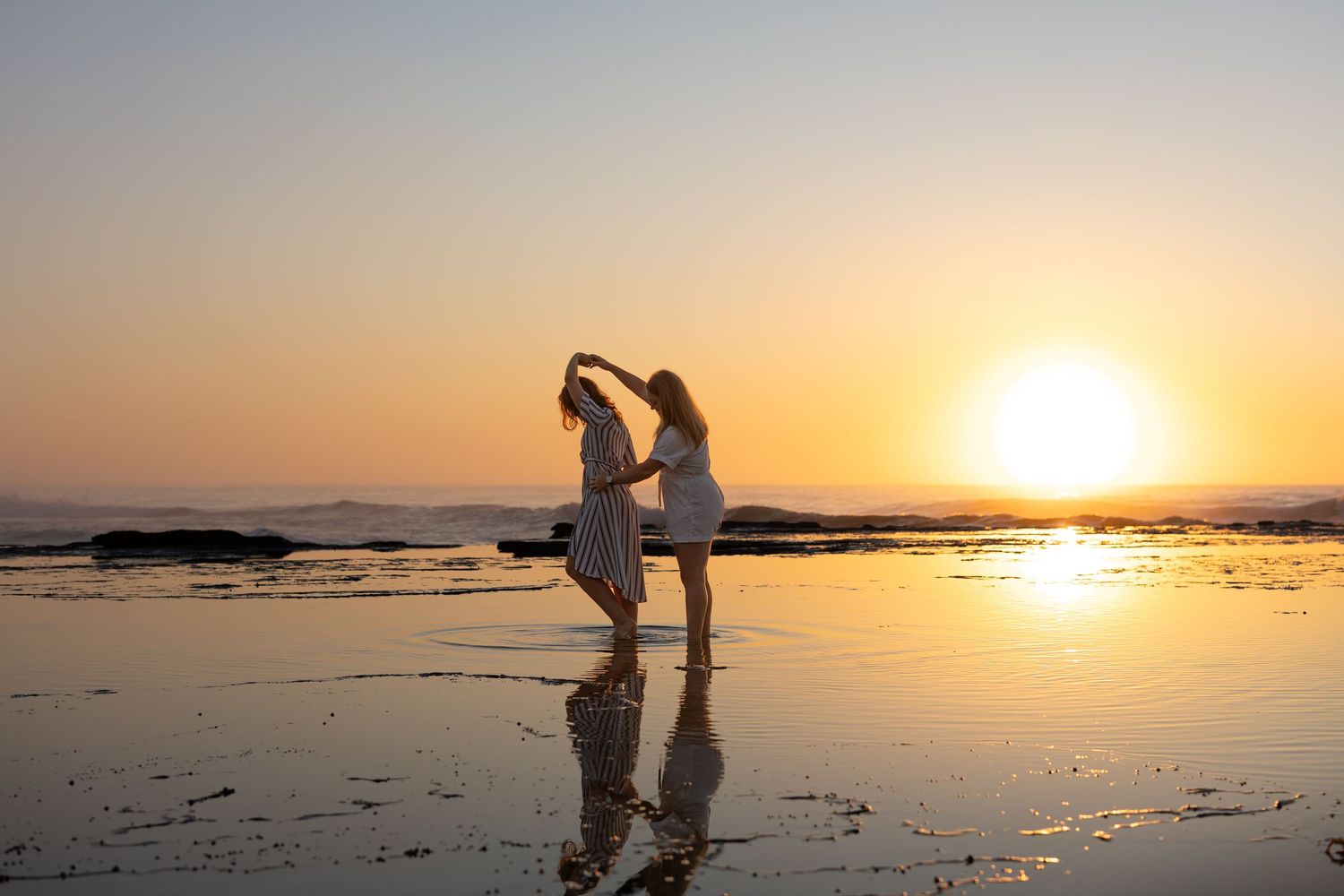 Authentic & Creative Photography in Jervis Bay capturing genuine connection against beautiful beach, bush and rainforest backdrops.
