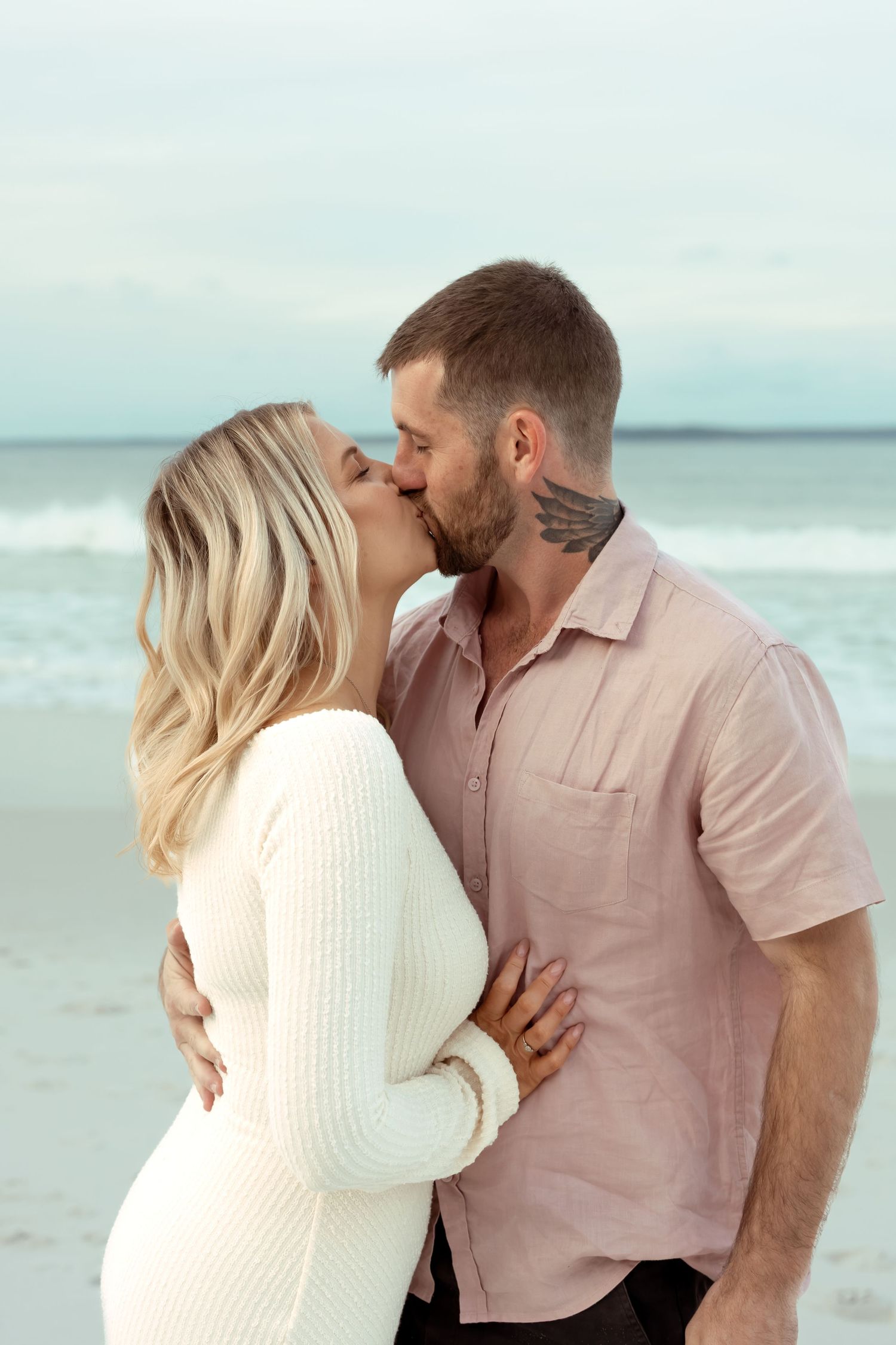 Authentic & Creative Photography in Jervis Bay capturing genuine connection against beautiful beach, bush and rainforest backdrops.