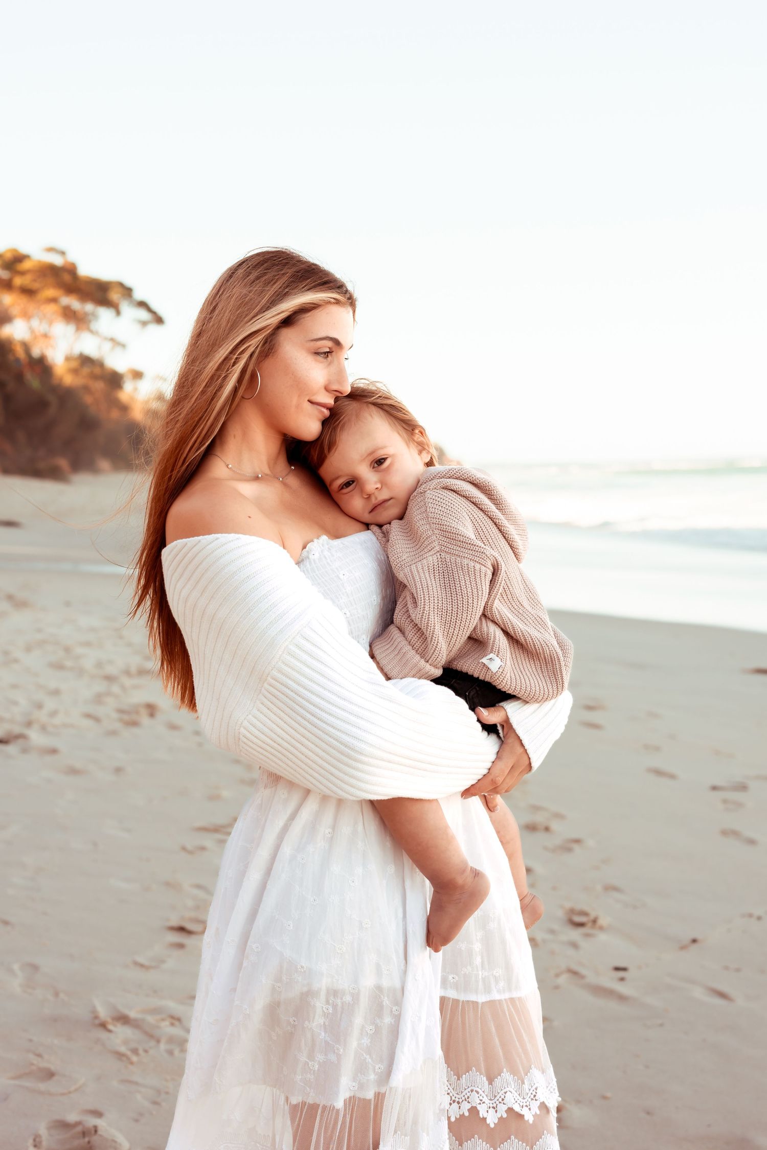 Authentic & Creative Photography in Jervis Bay capturing genuine connection against beautiful beach, bush and rainforest backdrops.