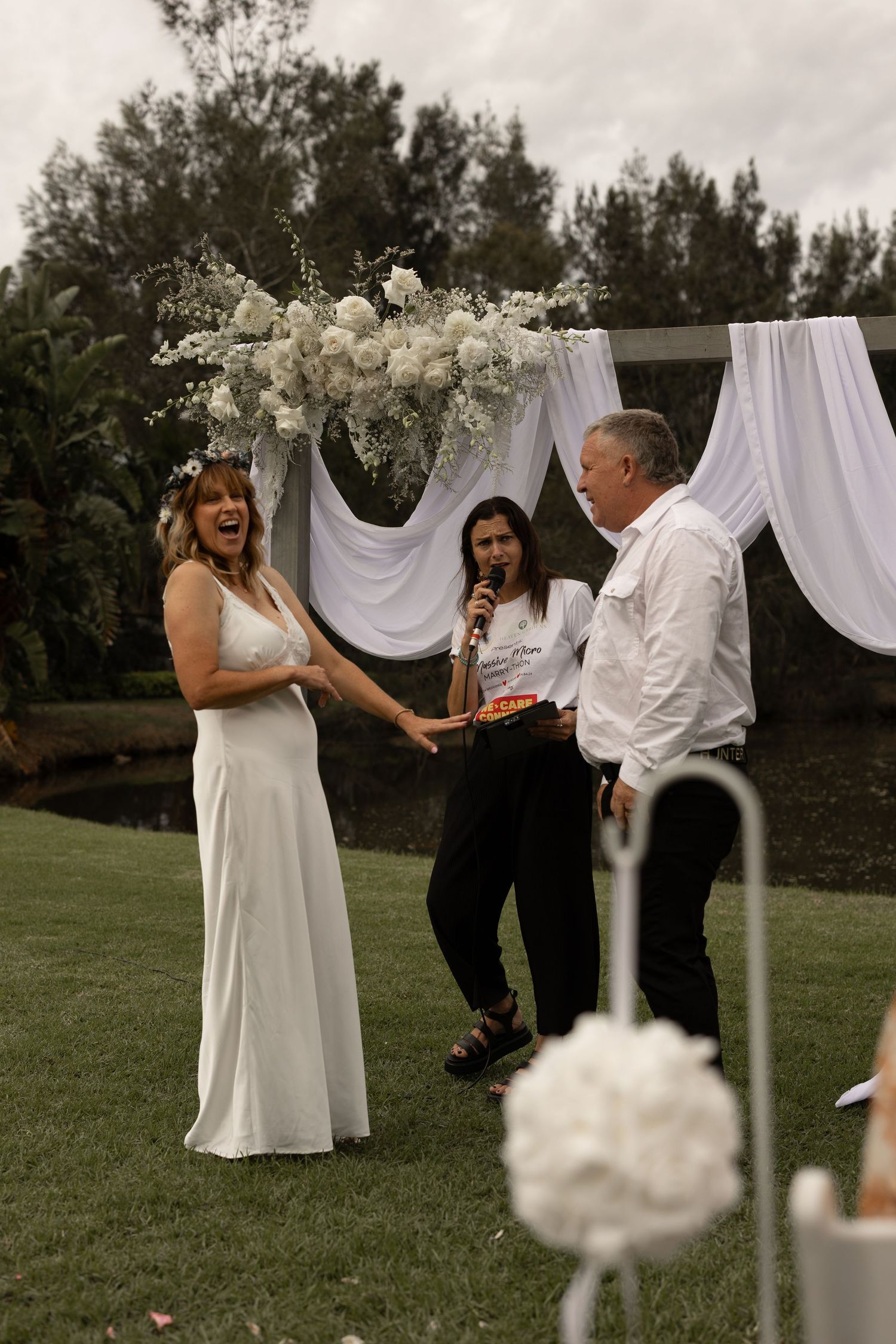 Authentic intimate wedding photography in Jervis Bay, capturing heartfelt moments against stunning beach, bush and coastal backdrops.