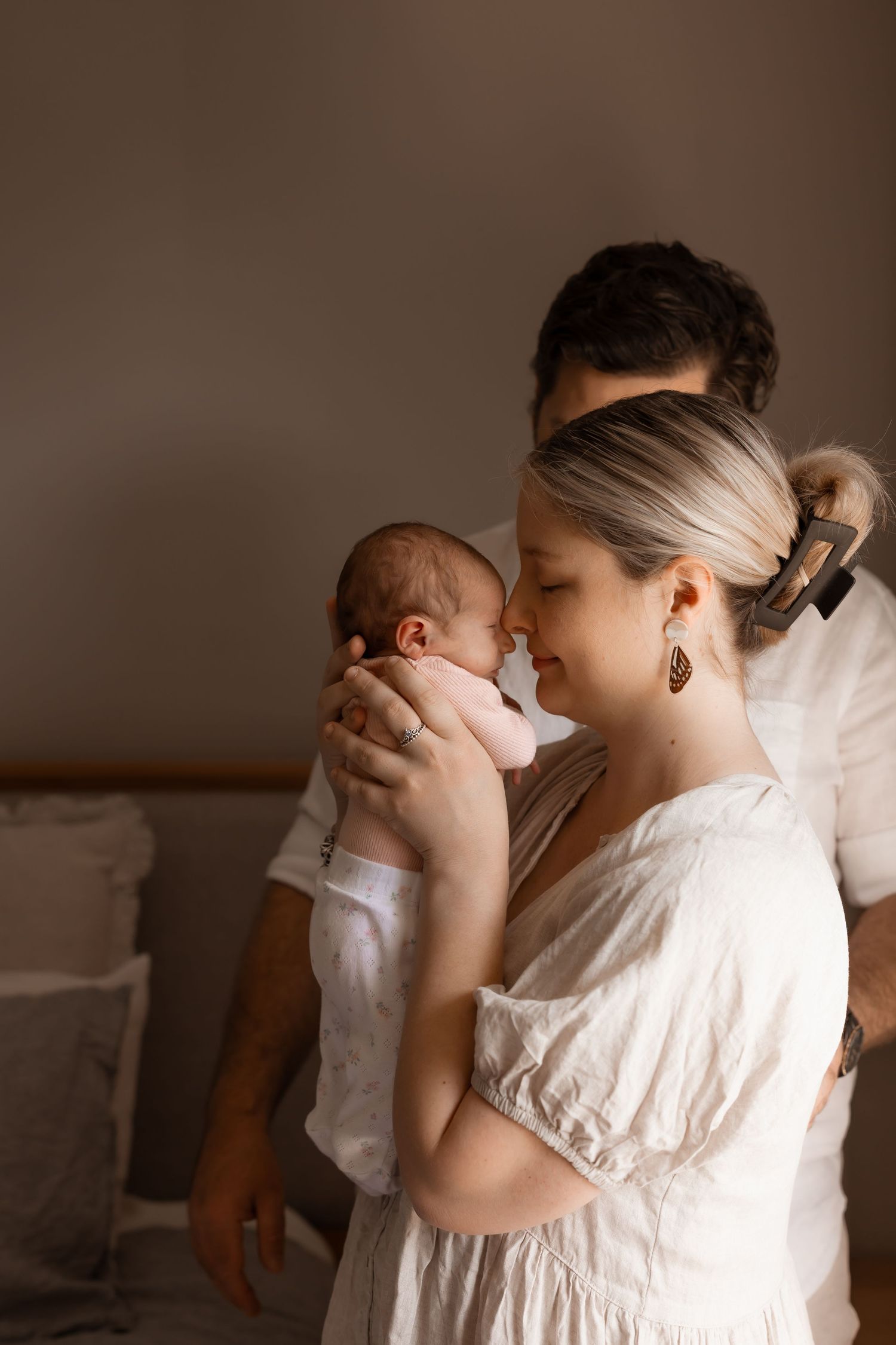 Cosy and warm newborn and milestone photography studio in Jervis Bay, capturing timeless, natural portraits of your growing family.
