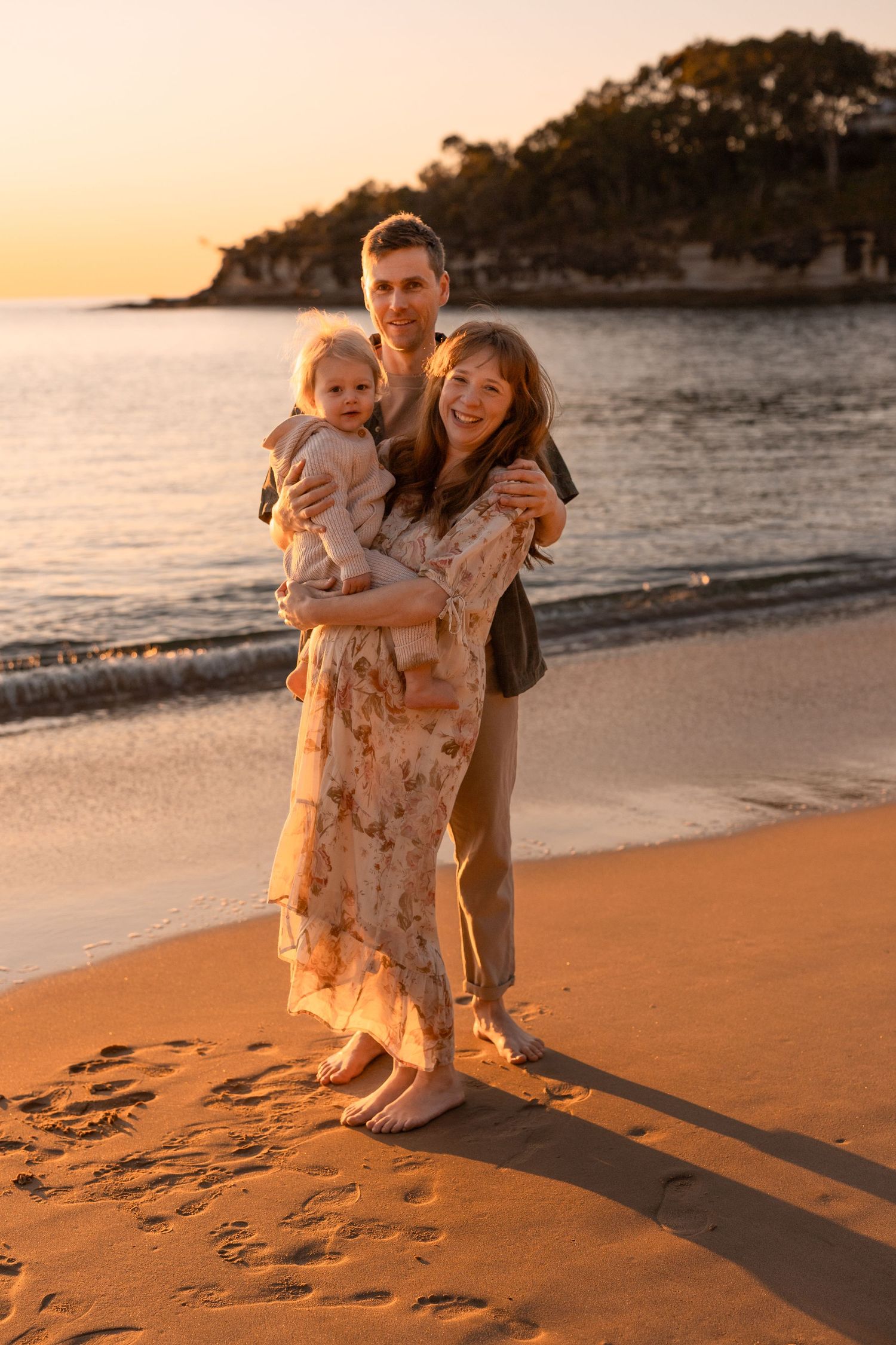 Authentic & Creative Photography in Jervis Bay capturing genuine connection against beautiful beach, bush and rainforest backdrops.