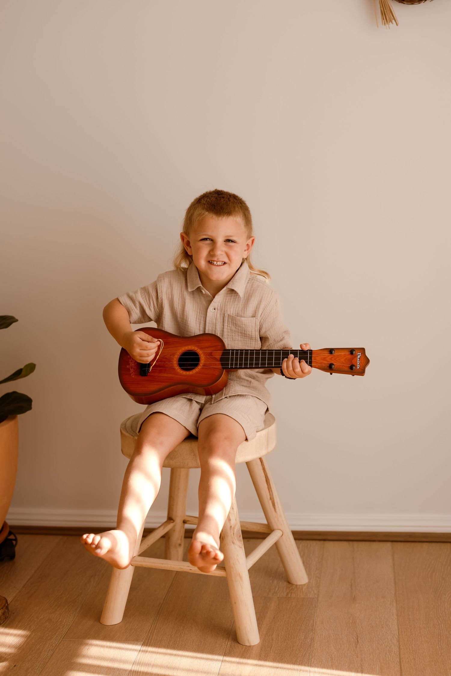 Cosy and warm newborn and milestone photography studio in Jervis Bay, capturing timeless, natural portraits of your growing family.