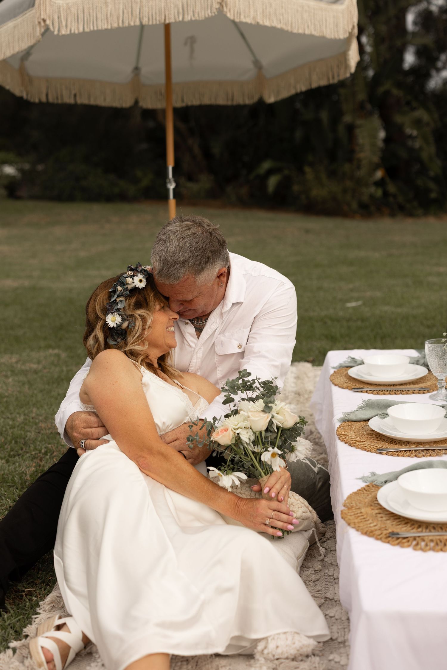 Authentic intimate wedding photography in Jervis Bay, capturing heartfelt moments against stunning beach, bush and coastal backdrops.