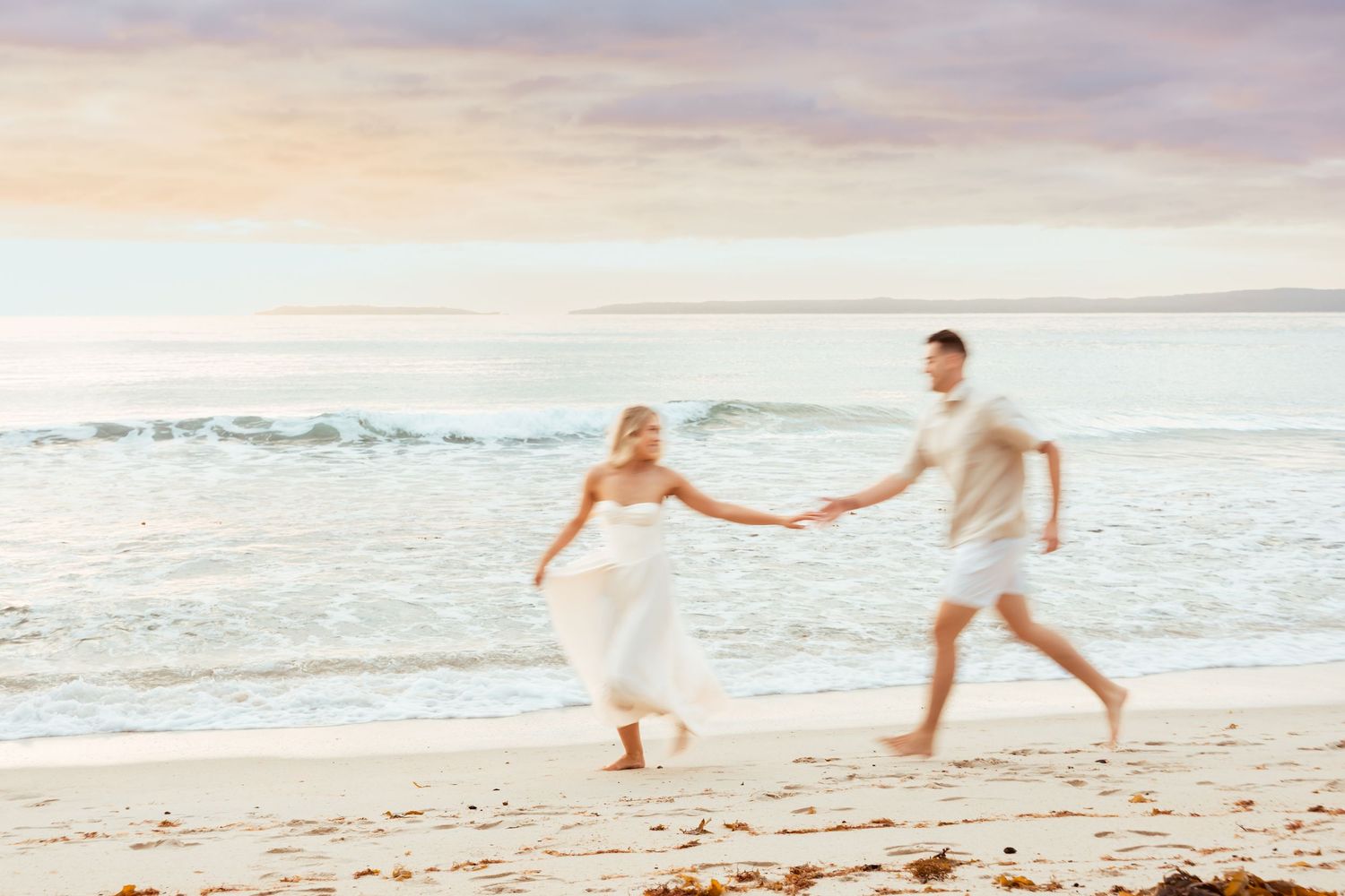 Authentic & Creative Photography in Jervis Bay capturing genuine connection against beautiful beach, bush and rainforest backdrops.