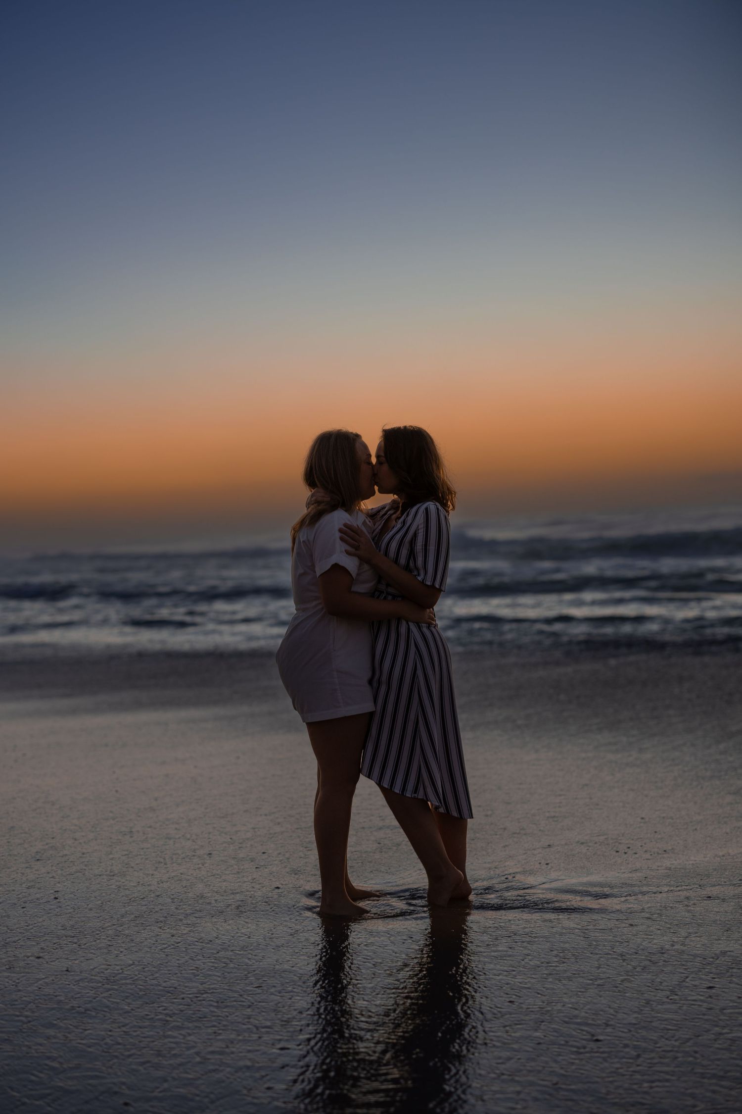 Authentic & Creative Photography in Jervis Bay capturing genuine connection against beautiful beach, bush and rainforest backdrops.