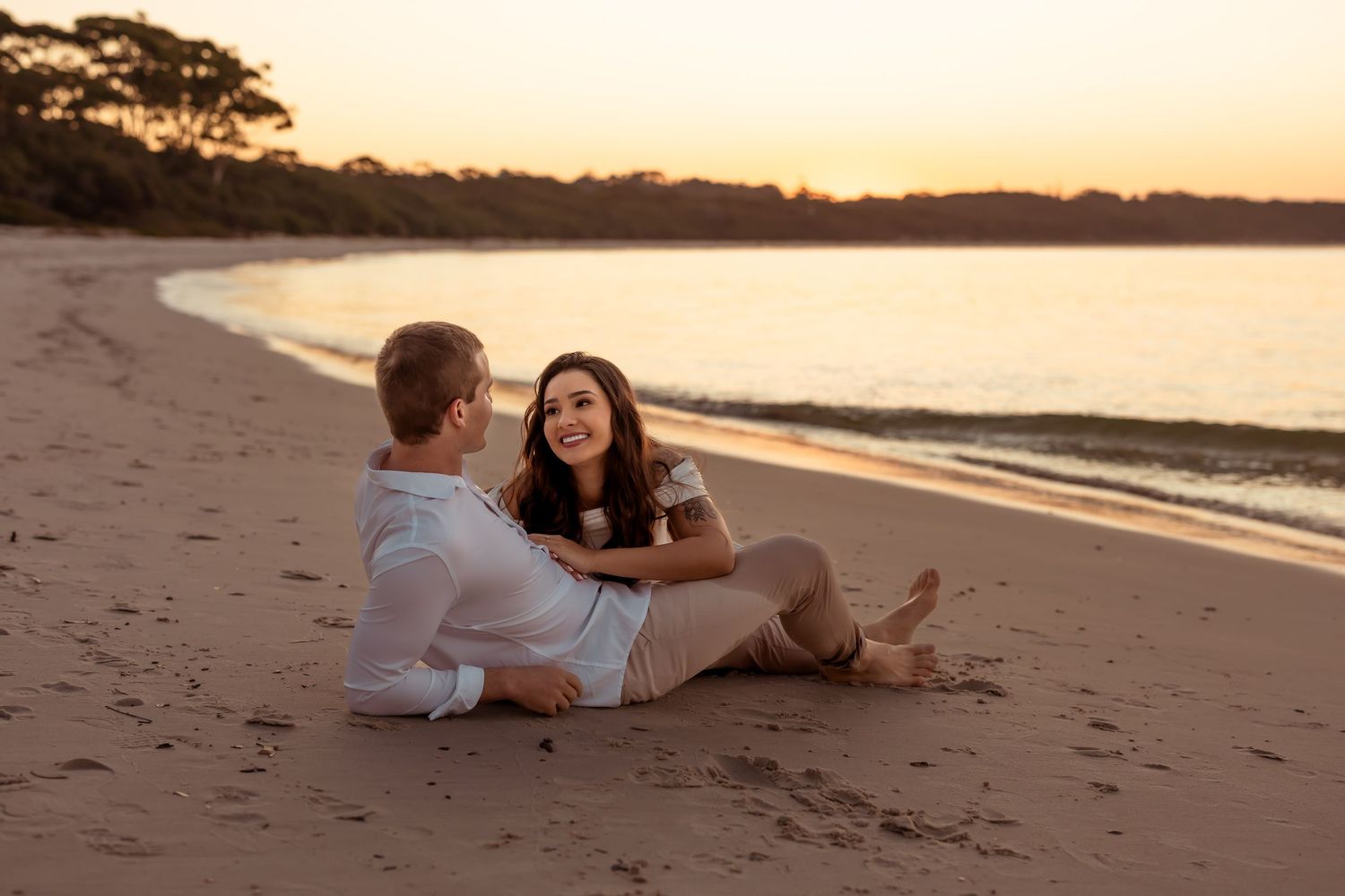Authentic & Creative Photography in Jervis Bay capturing genuine connection against beautiful beach, bush and rainforest backdrops.