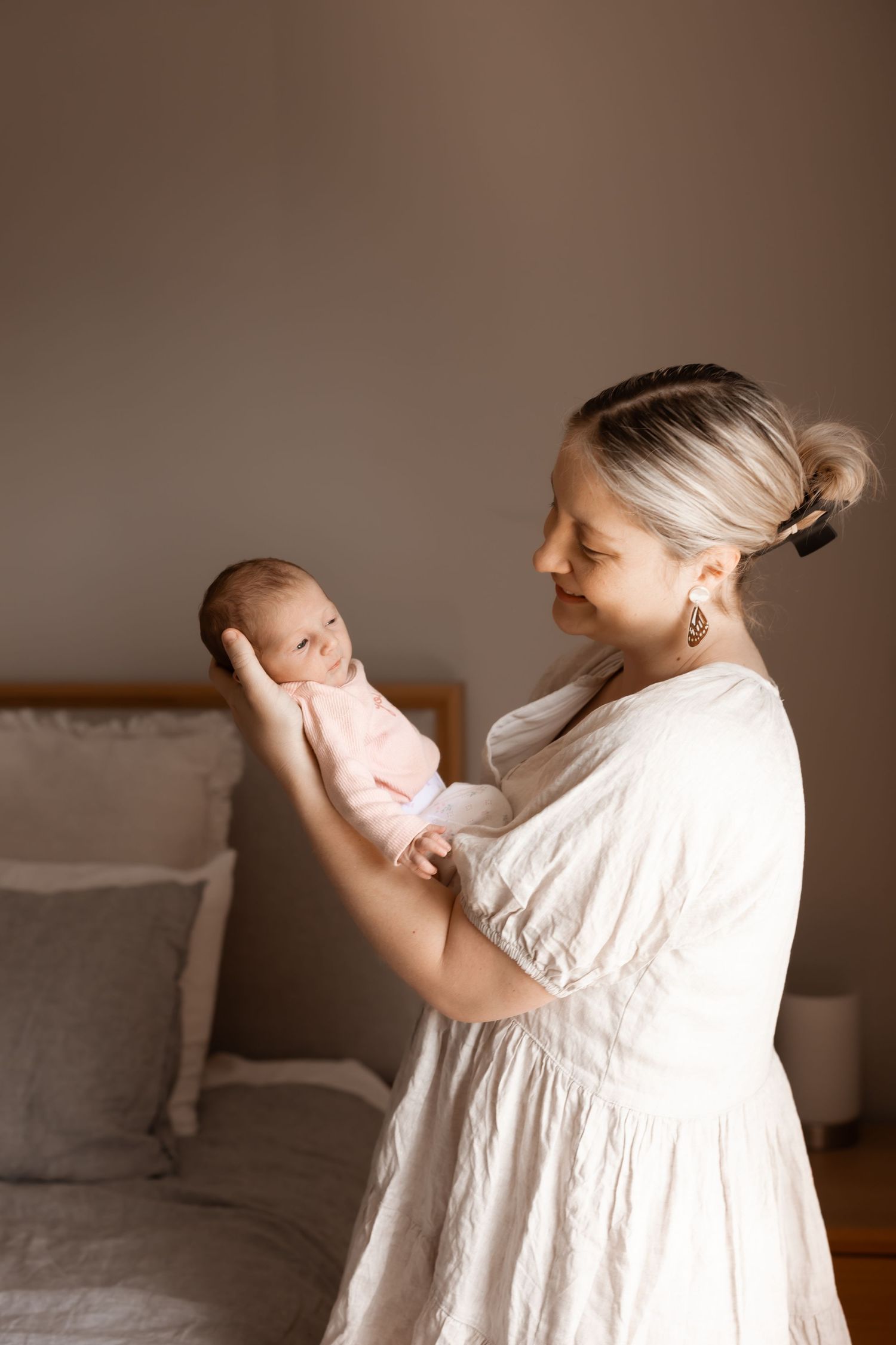 Cosy and warm newborn and milestone photography studio in Jervis Bay, capturing timeless, natural portraits of your growing family.