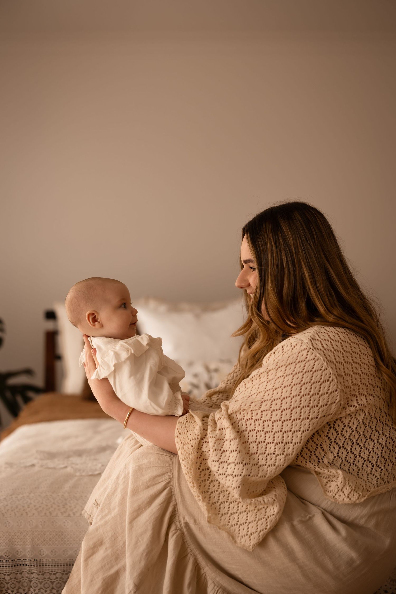 Cosy and warm newborn and milestone photography studio in Jervis Bay, capturing timeless, natural portraits of your growing family.