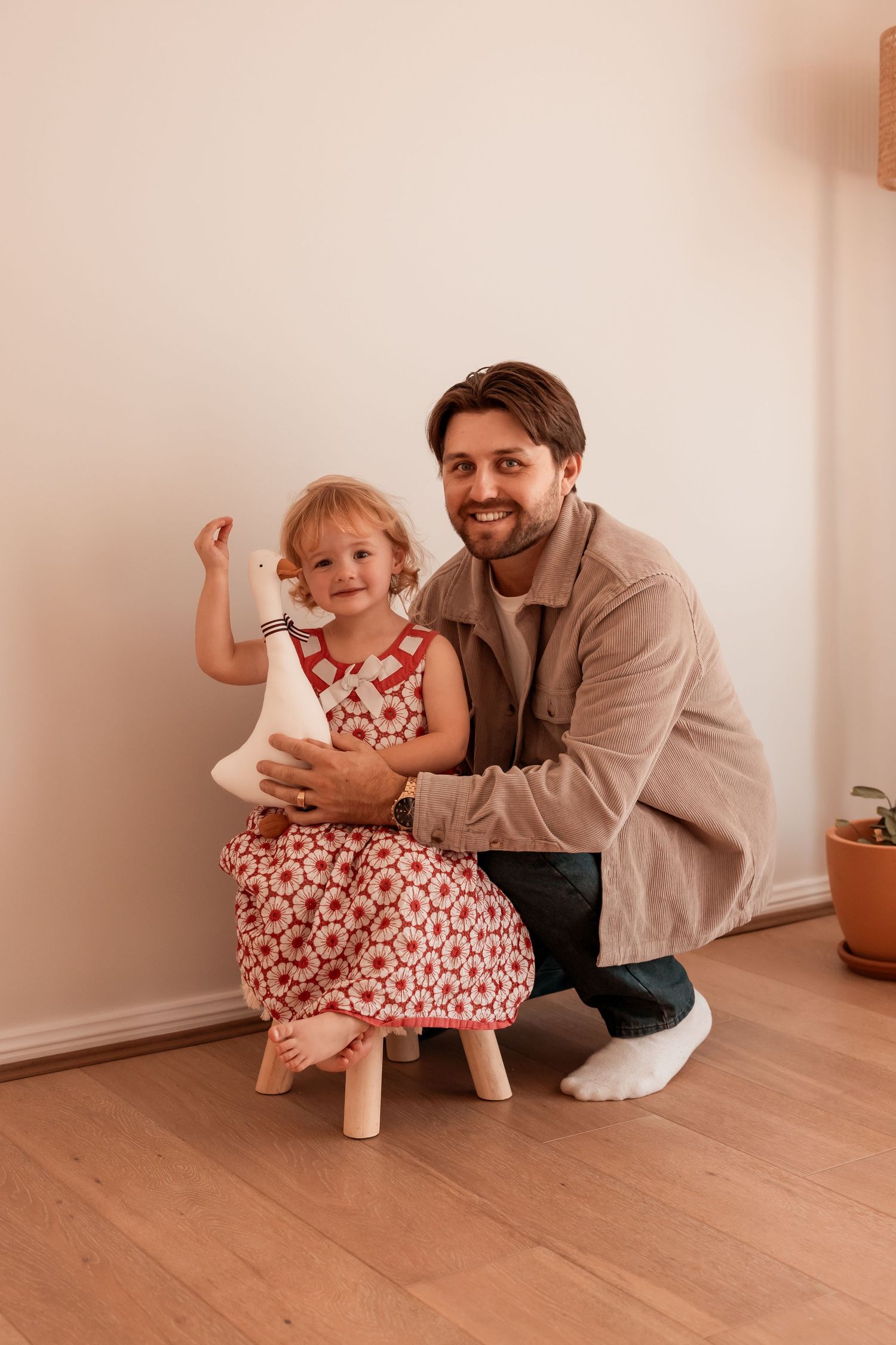 Cosy and warm newborn and milestone photography studio in Jervis Bay, capturing timeless, natural portraits of your growing family.
