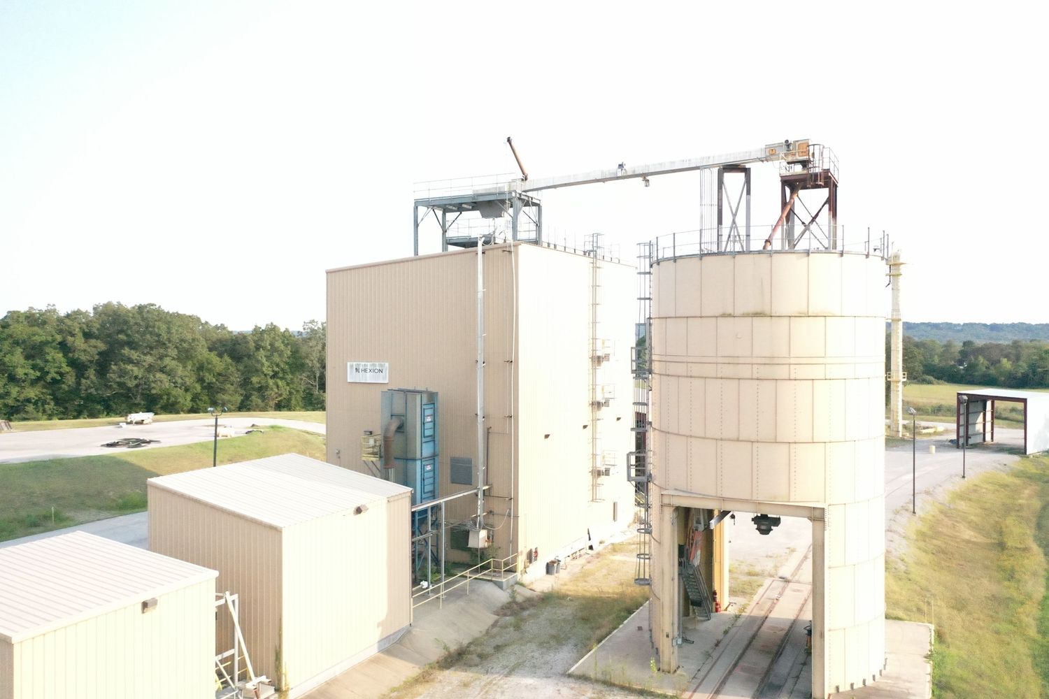 arial view of an industrial site