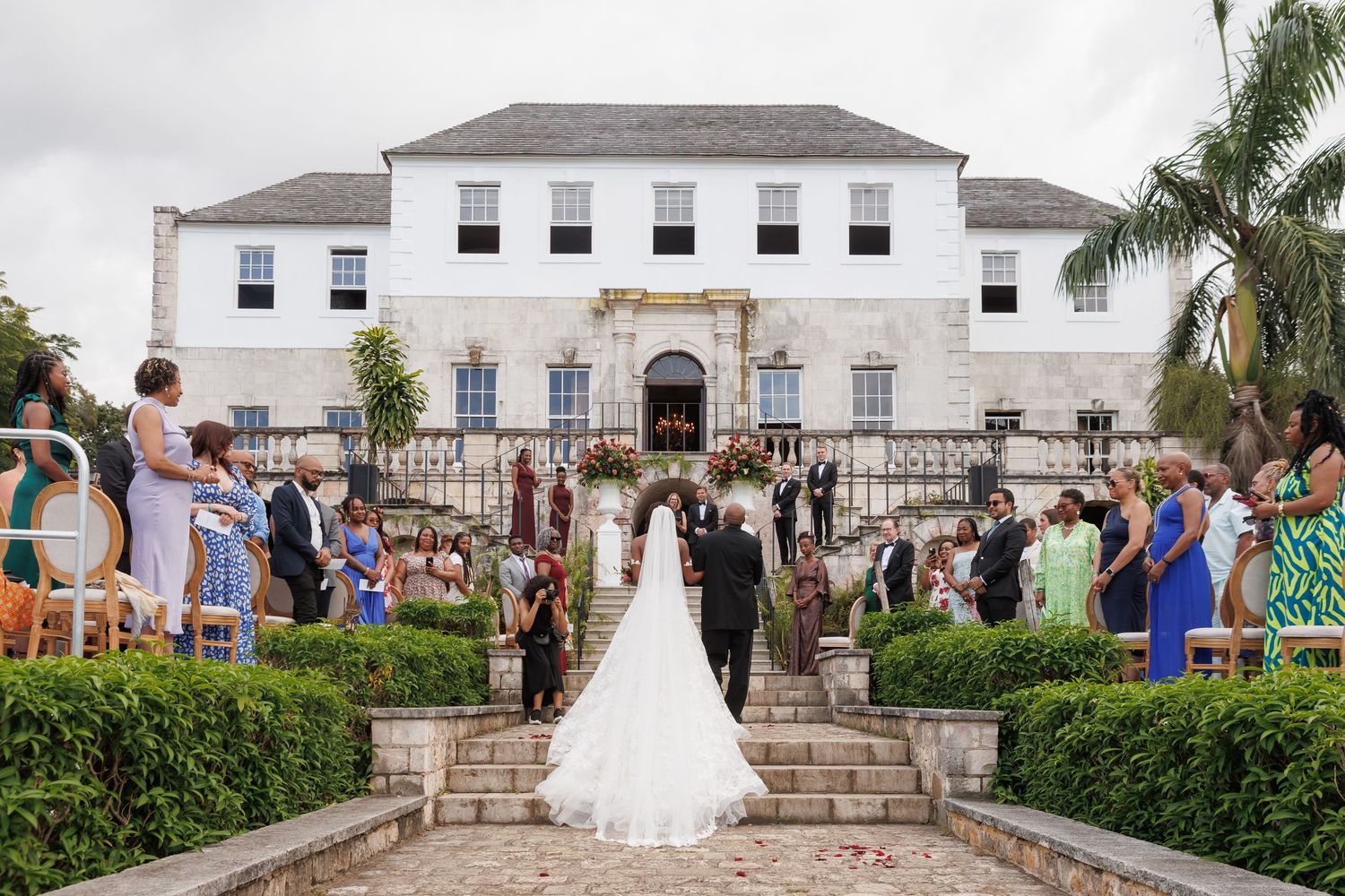Luxury wedding at Rose Hall Great House Montego Bay Jamaica photographed by myphotomagic Wedding Photographers Jamaica