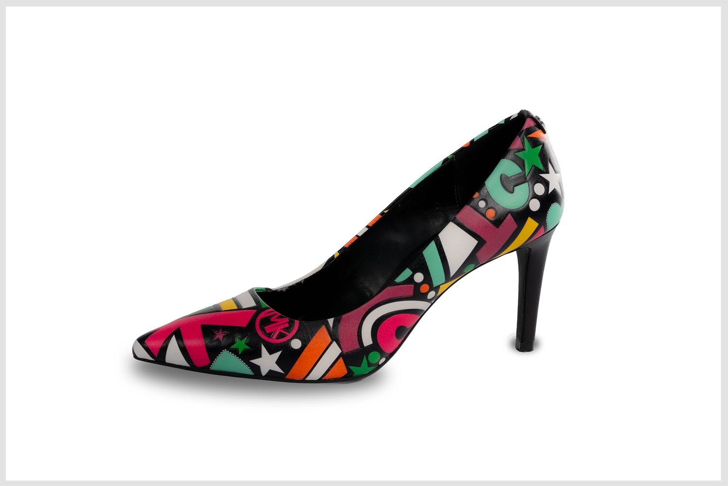 Elegant women’s dress shoe photographed on a white background.