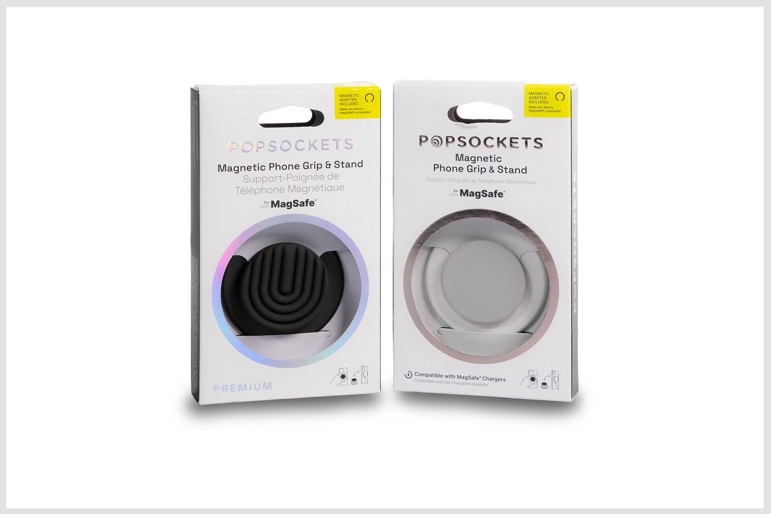 PopSockets packaging photographed professionally for online listings.