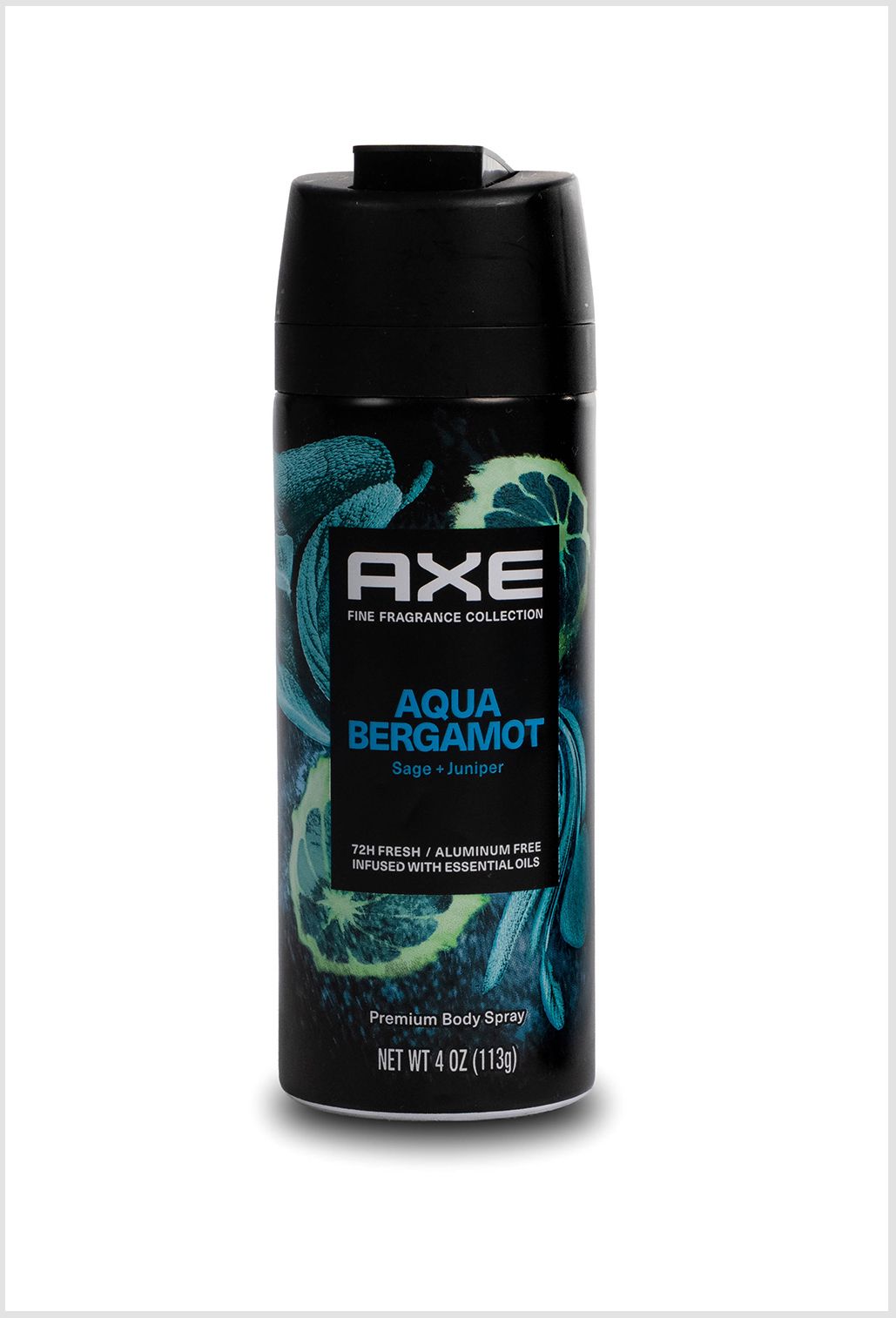 Studio product photo of men’s deodorant with sharp detail.