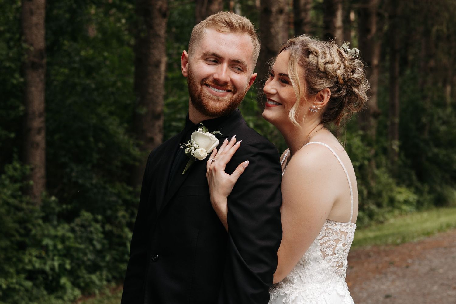 Bride and groom portraits
