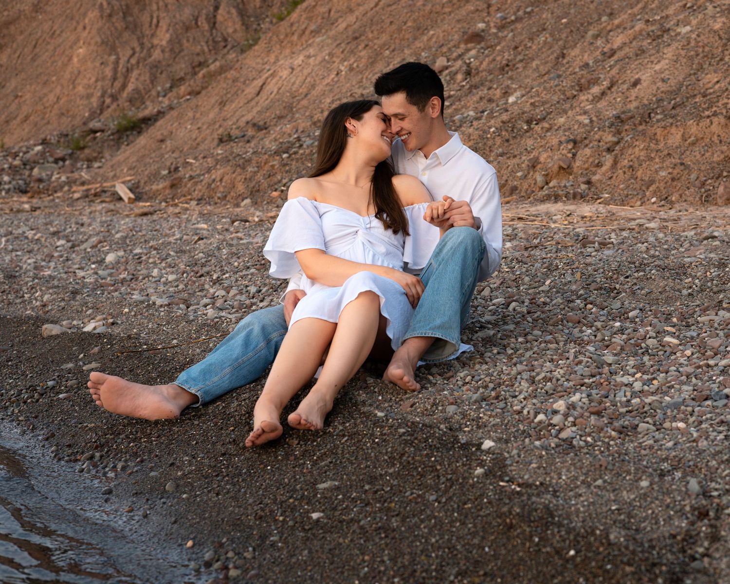 Chimney Bluffs engagement session