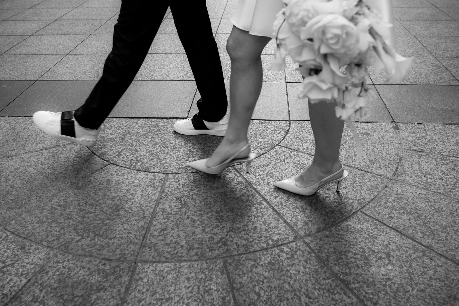 Cinematic destination wedding photography in Zagreb city atmosphere