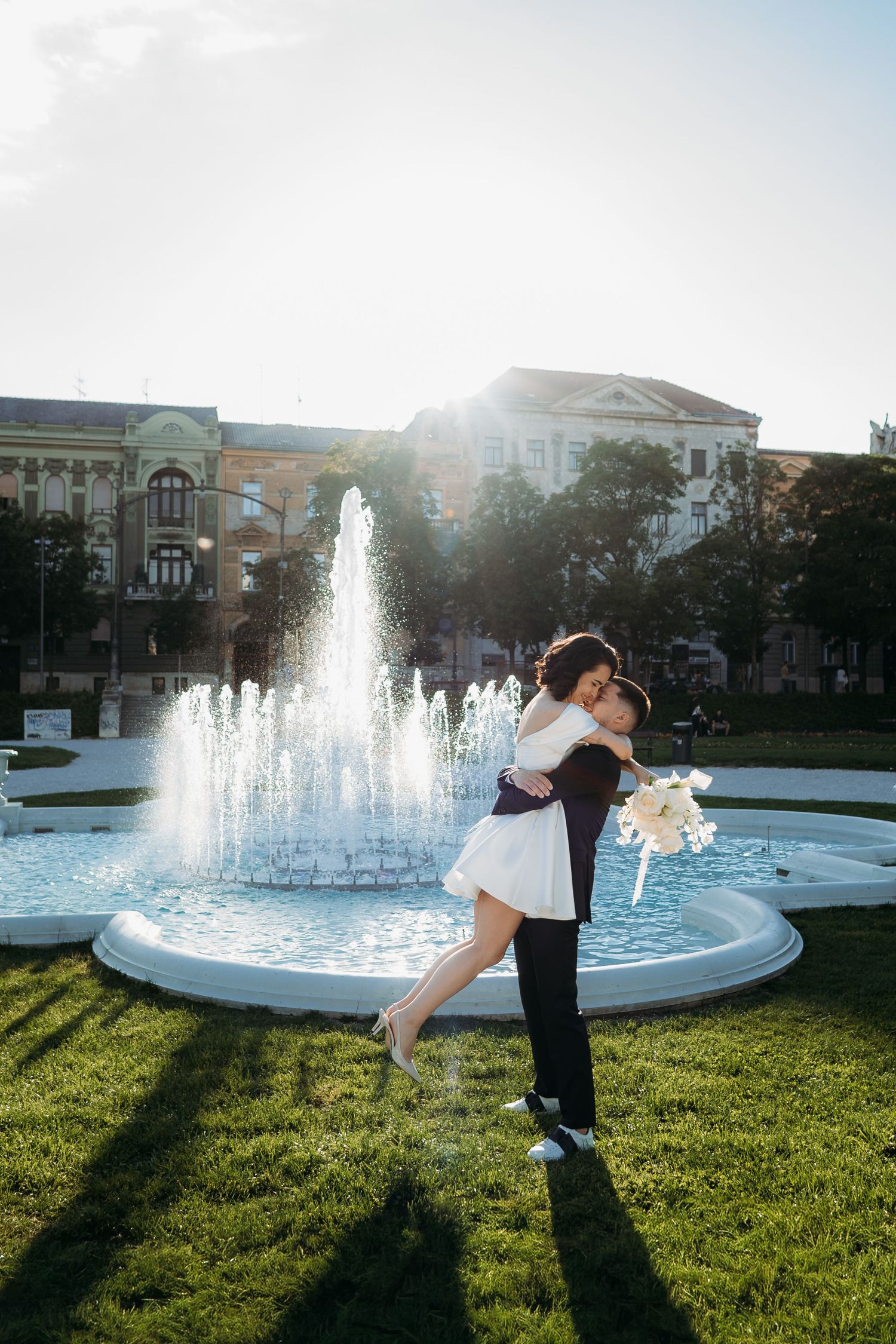 Intimate wedding storytelling captured in Zagreb with soft light