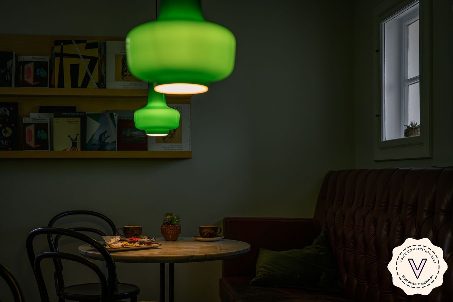 The cafe in the National Gallery of Iceland, Reykjavik. Honorable mention, Voice competition 2024. Tracey Richvalsky.