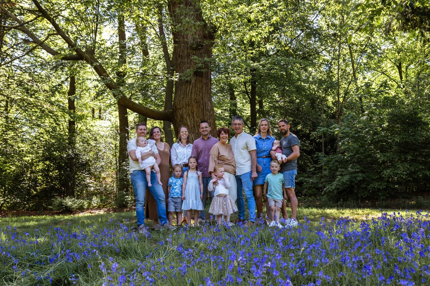 Familieshoot Oranjewoud spontane familiefoto's