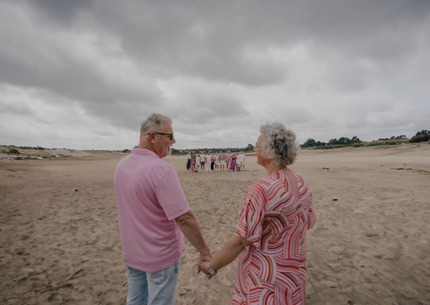 Familieshoot Appelscha Kale duinen Friesland spontaan natuurlijk ongeposeerd