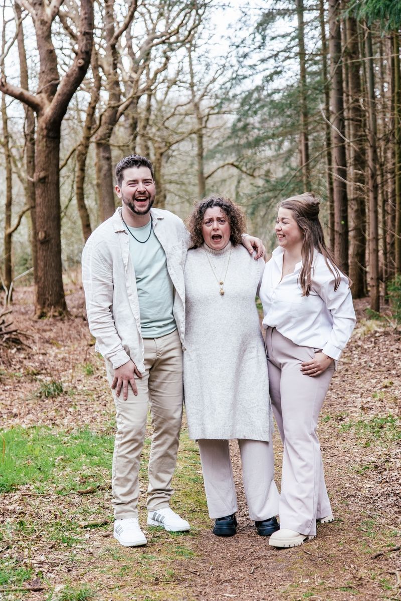 Familieshoot Oranjewoud spontane familiefoto's