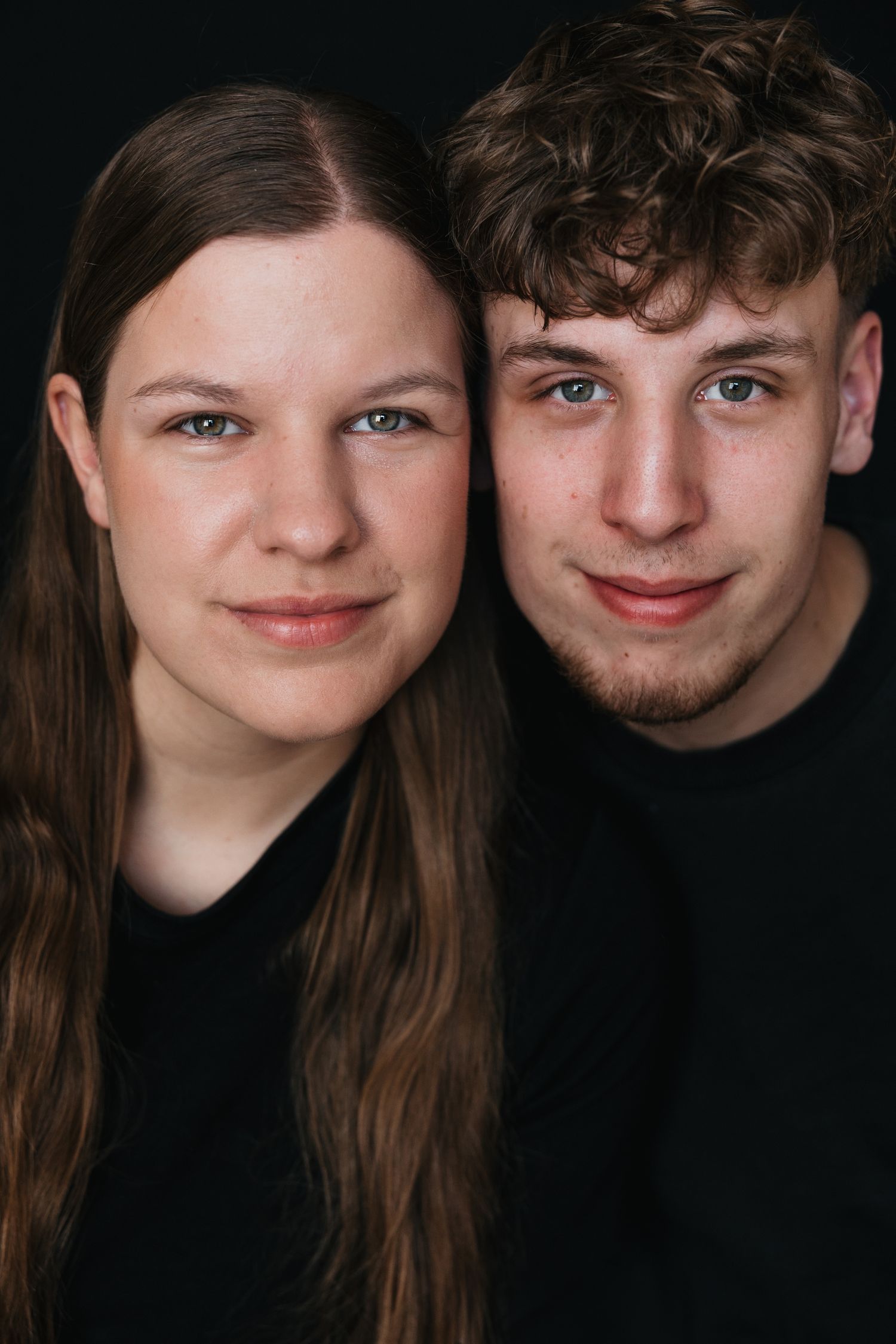 Broer en zus 2 in 1 portret fotograaf Zwolle